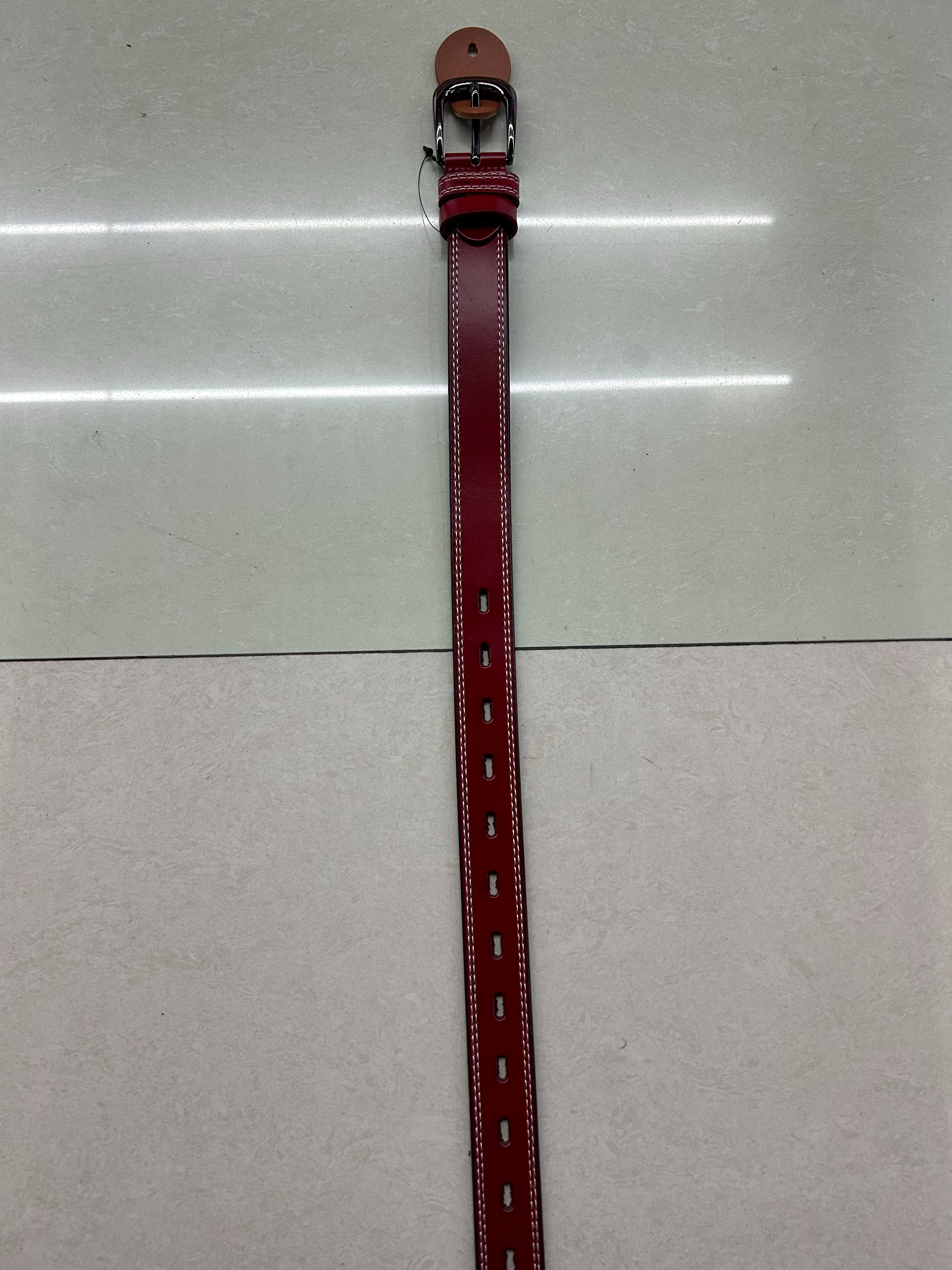 女士皮带牛皮针扣简约百搭韩国细腰装饰休闲真皮腰带牛仔裤带