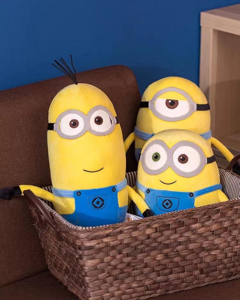 Authentic Despicable Me Minions dolls, children's plush toys, throw pillows, cute girls' dolls, birthday gifts