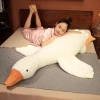 Big white goose pillow, plush toy, big goose doll, sleeping doll, girl, Rag Doll, birthday gift for girls details Picture
