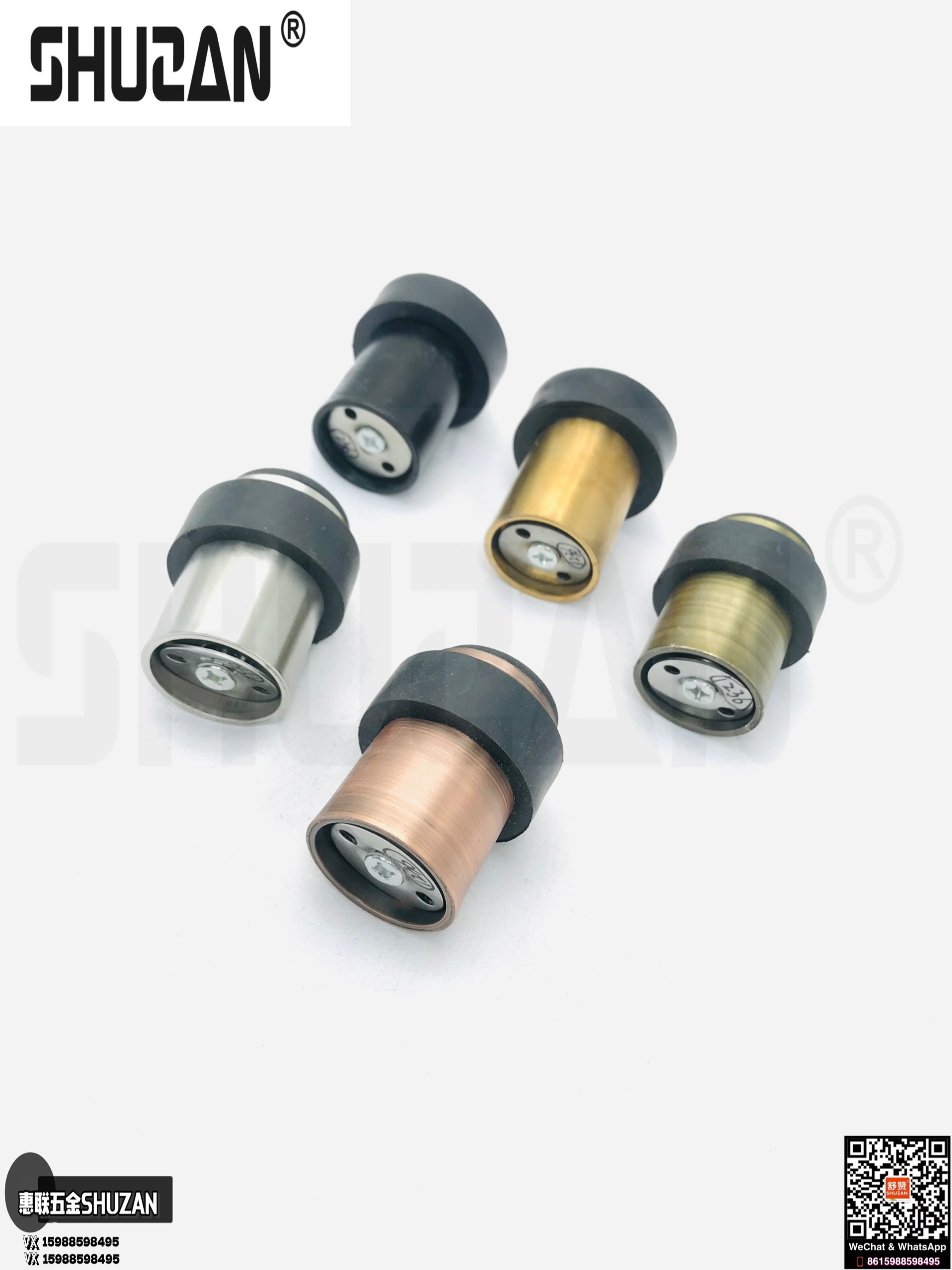 Shuzan door stop metal specifications, Shuzan quality, multiple specifications, Shuzan high-standard anti-rust