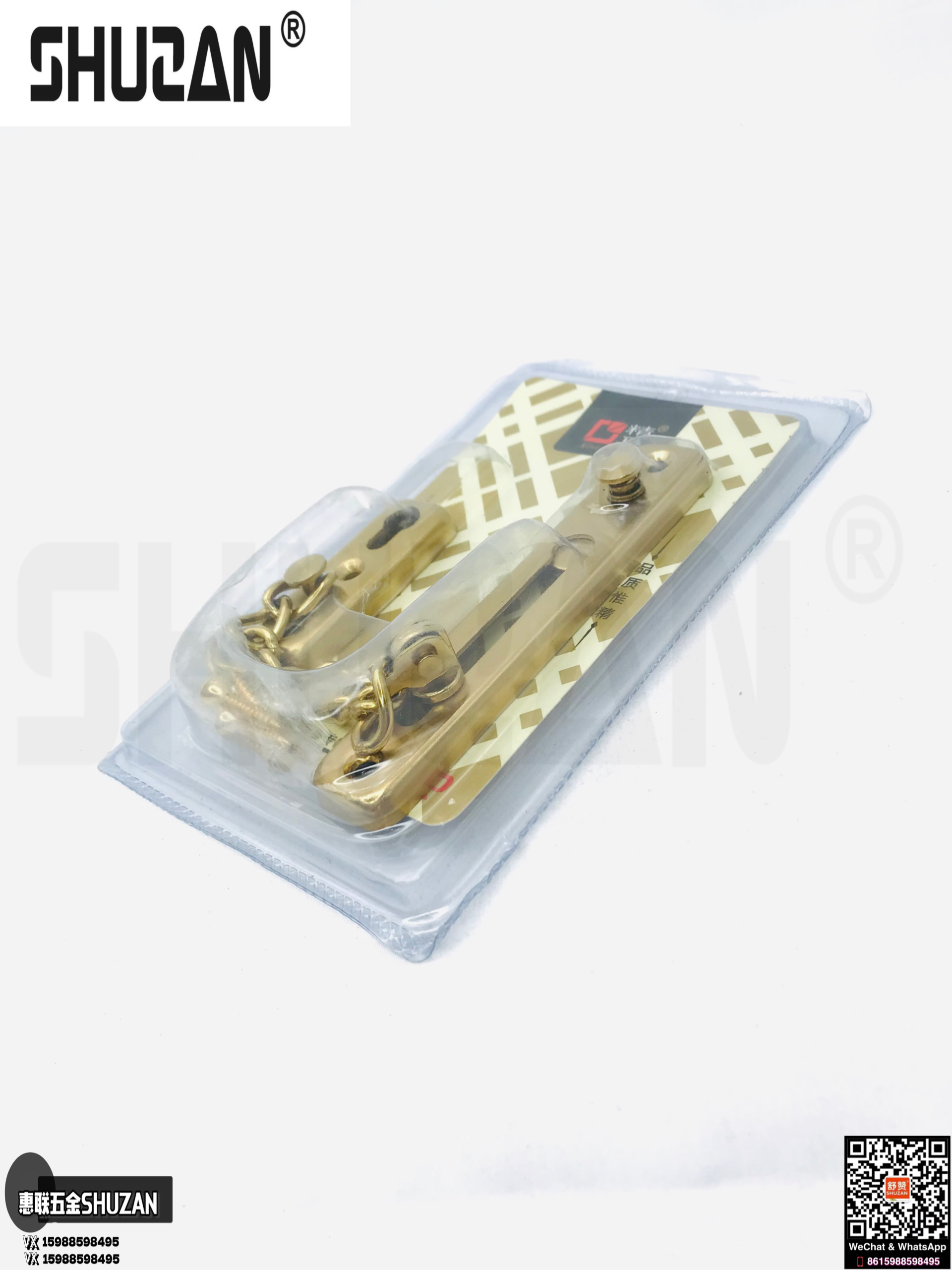 Hardware bloqueo de cadena anti-robo tamaño especificación fuerte y duradero shuzan bloqueo puerta de seguridad comercio exterior especial Specification image