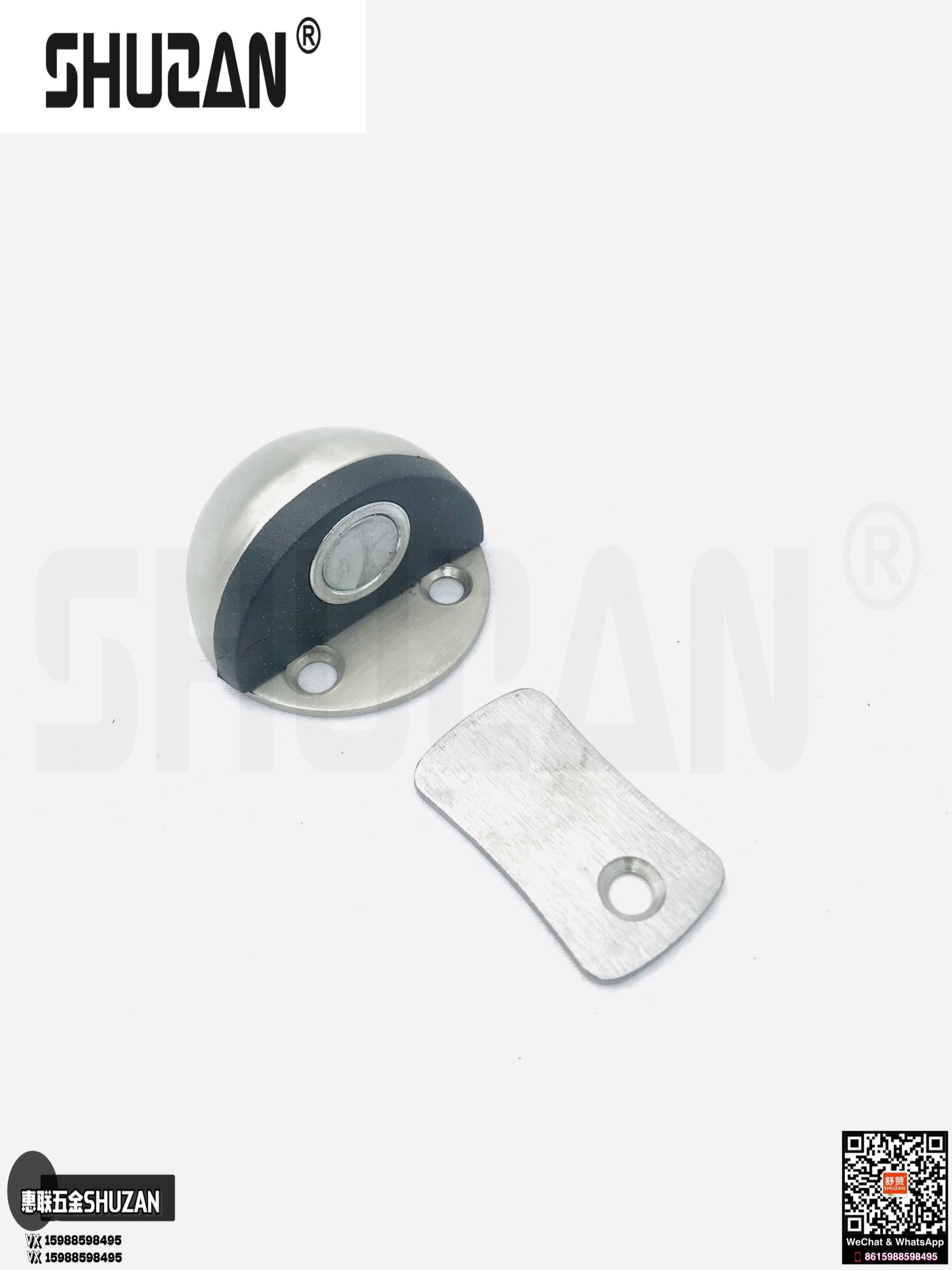 Shuzan door is a silent anti-collision wooden door with a solid and durable rear door bump and anti-collision hardware accessories Application Scenario