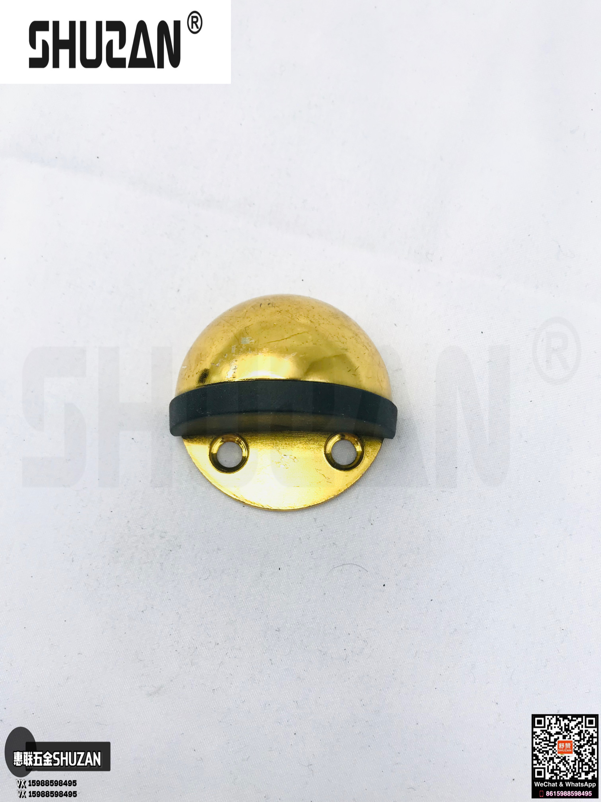 Shuzan furniture accessories: Retro-colored metal door knockers, anti-collision corners, silicone furniture, wooden tenons, and hardware accessories Item Picture