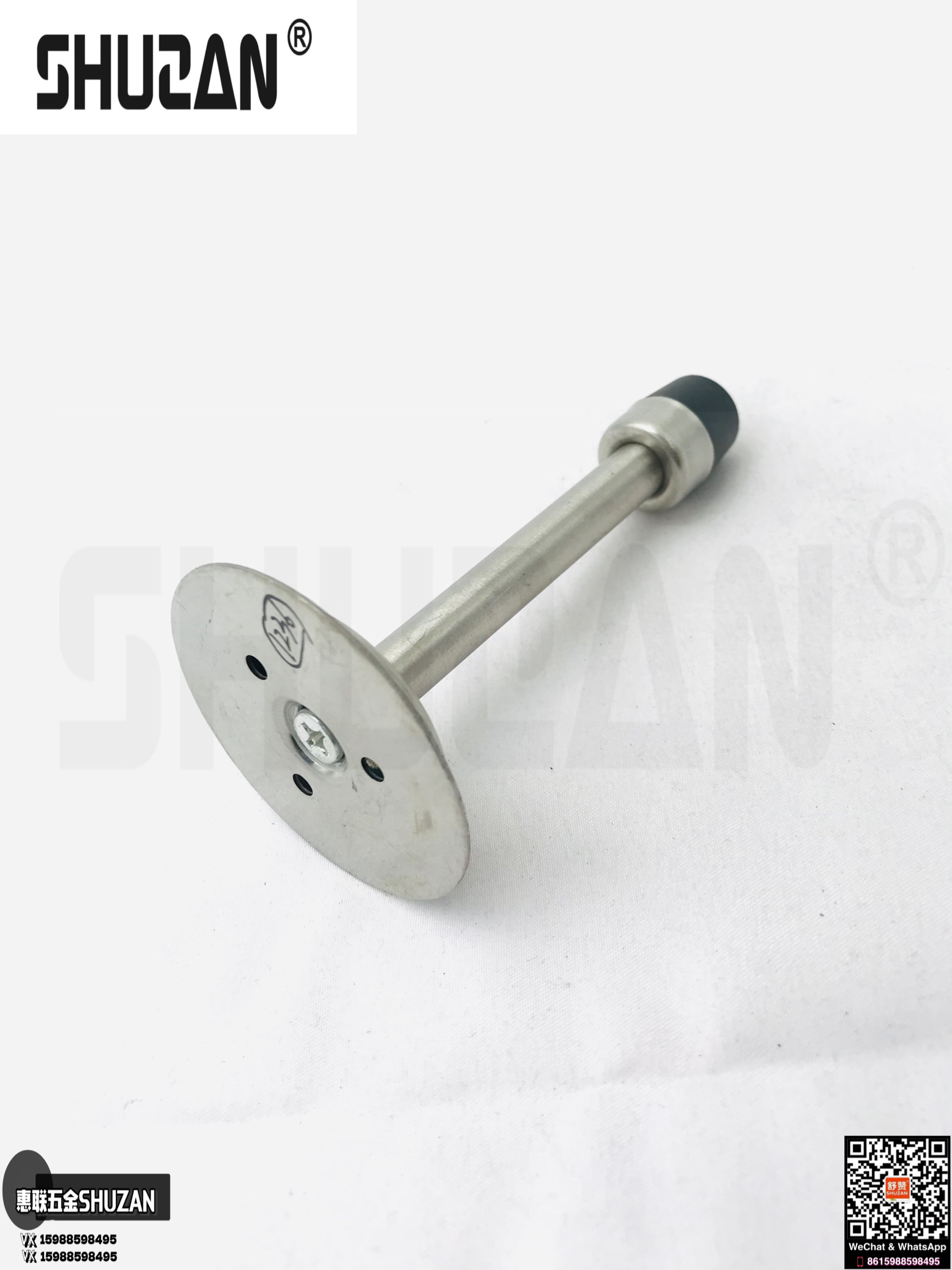 Shuzan furniture accessories' retro metal door stoppers are anti-collision, sturdy and durable. With multiple specifications and European design, they provide a safe safeguard for your home Specification image