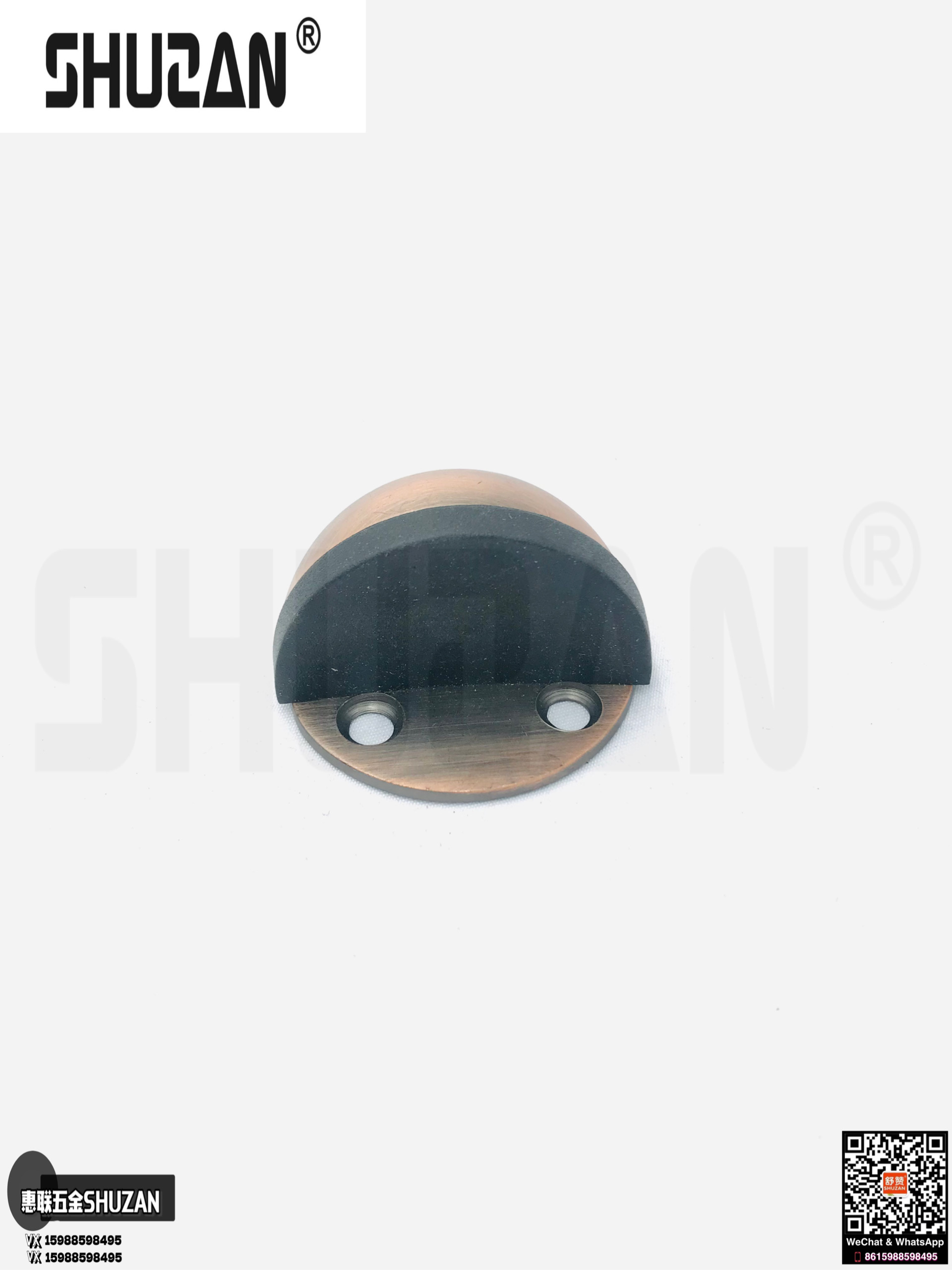 Shuzan door suction rebound type door rear floor suction anti-collision silent wooden door Door, door collision premium hardware door rear anti-collision device details Picture