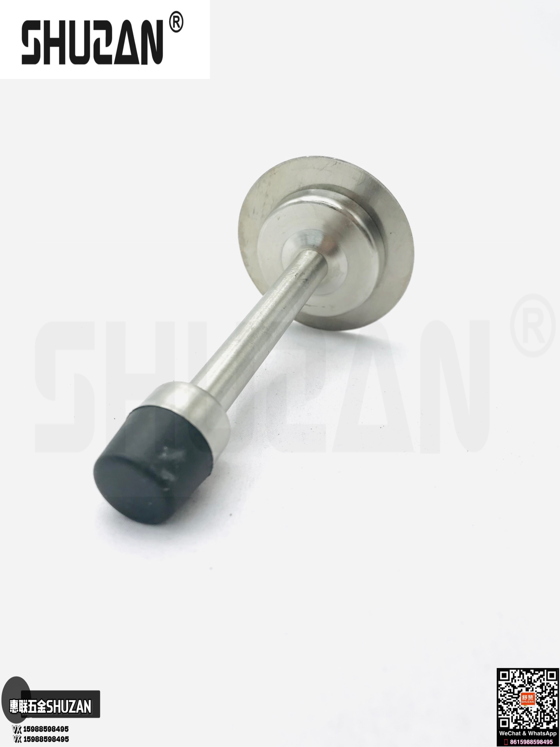 Shuzan furniture accessories' retro metal door stoppers are anti-collision, sturdy and durable. With multiple specifications and European design, they provide a safe safeguard for your home Item Picture