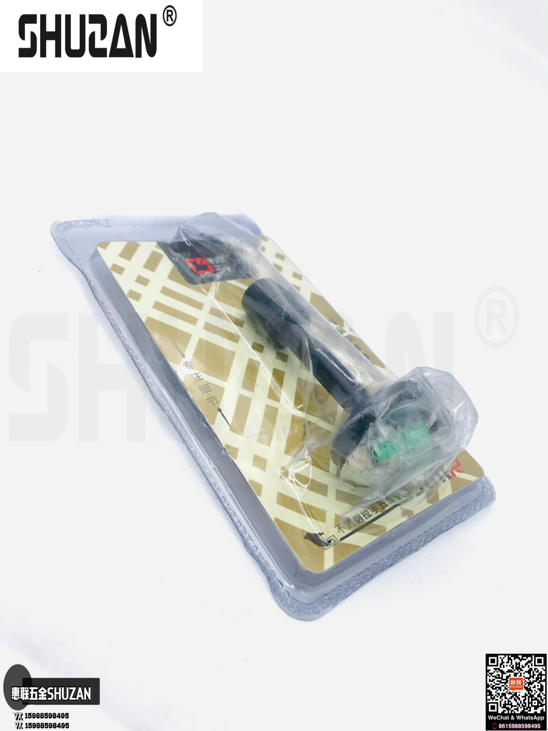 Shuzan retro metal door stop furniture accessories are sturdy and durable, with anti-collision protection and multiple specifications of European-style door top design Specification image