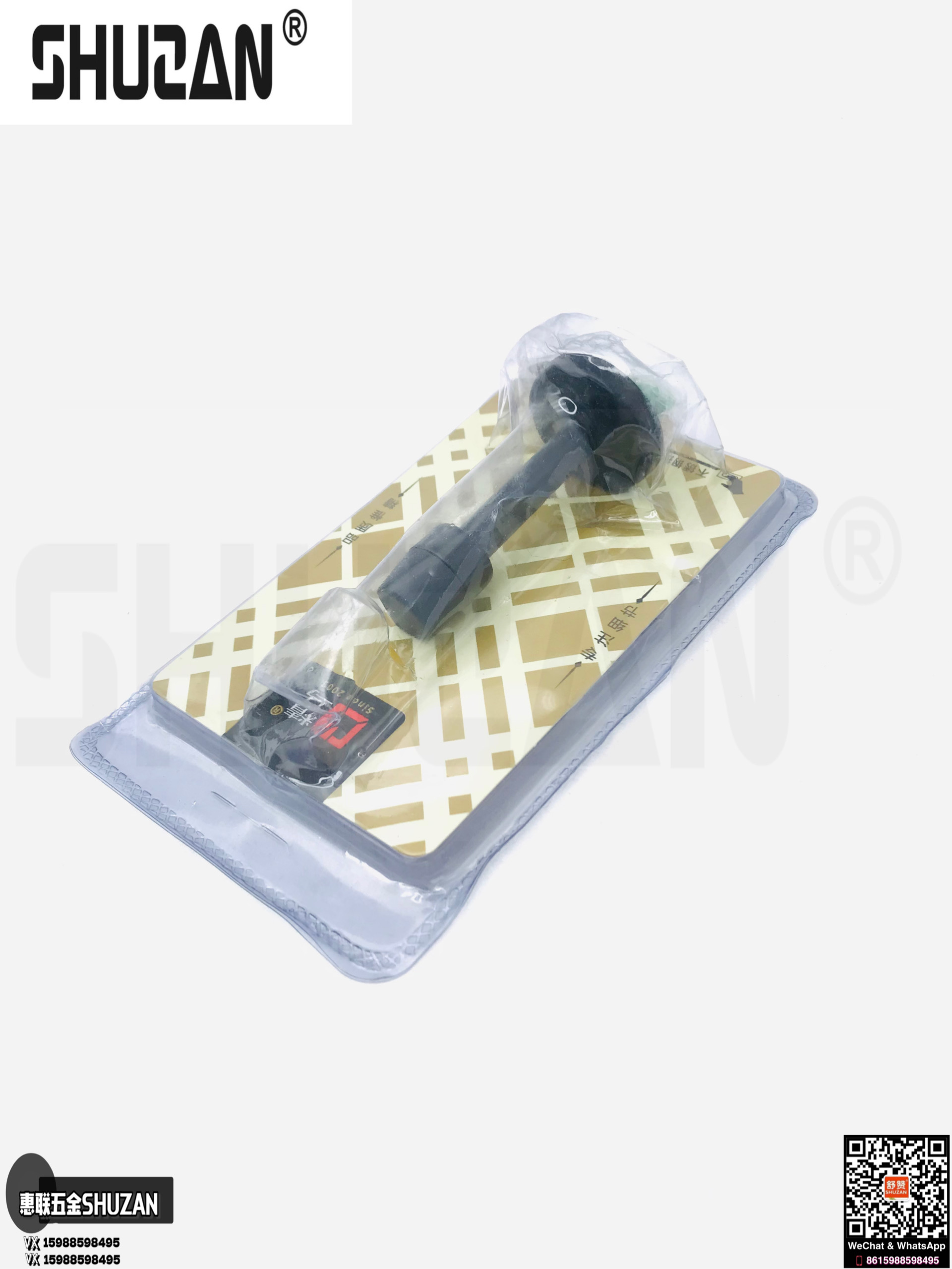 Shuzan retro metal door stop furniture accessories are sturdy and durable, with anti-collision protection and multiple specifications of European-style door top design Item Picture