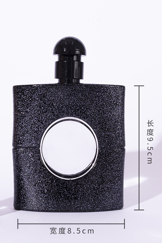 厚德玻璃 100毫升香水玻璃瓶空瓶喷雾卡口塑料盖子 详情图4
