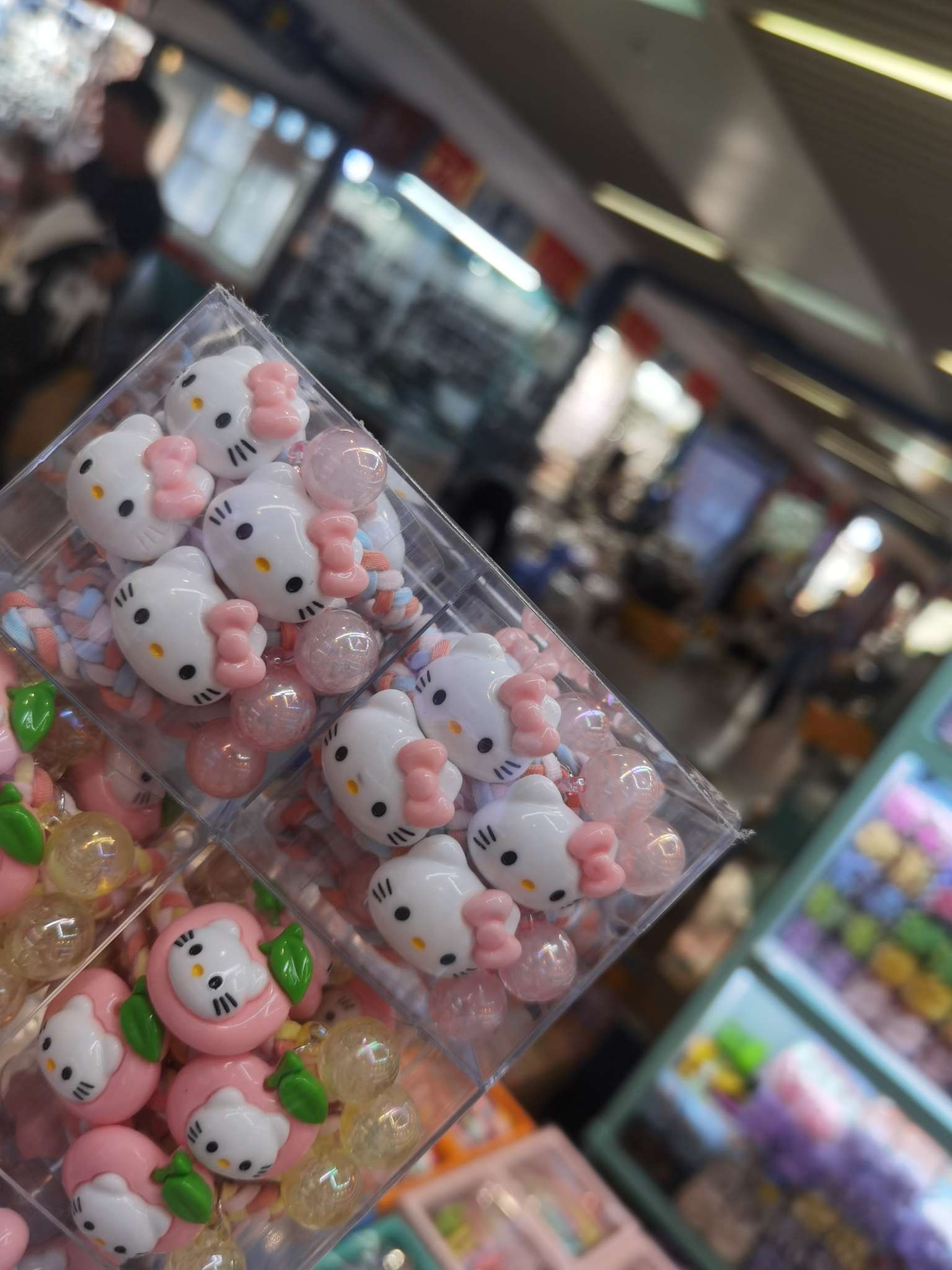 Children's cartoon rubber band hair tie details Picture