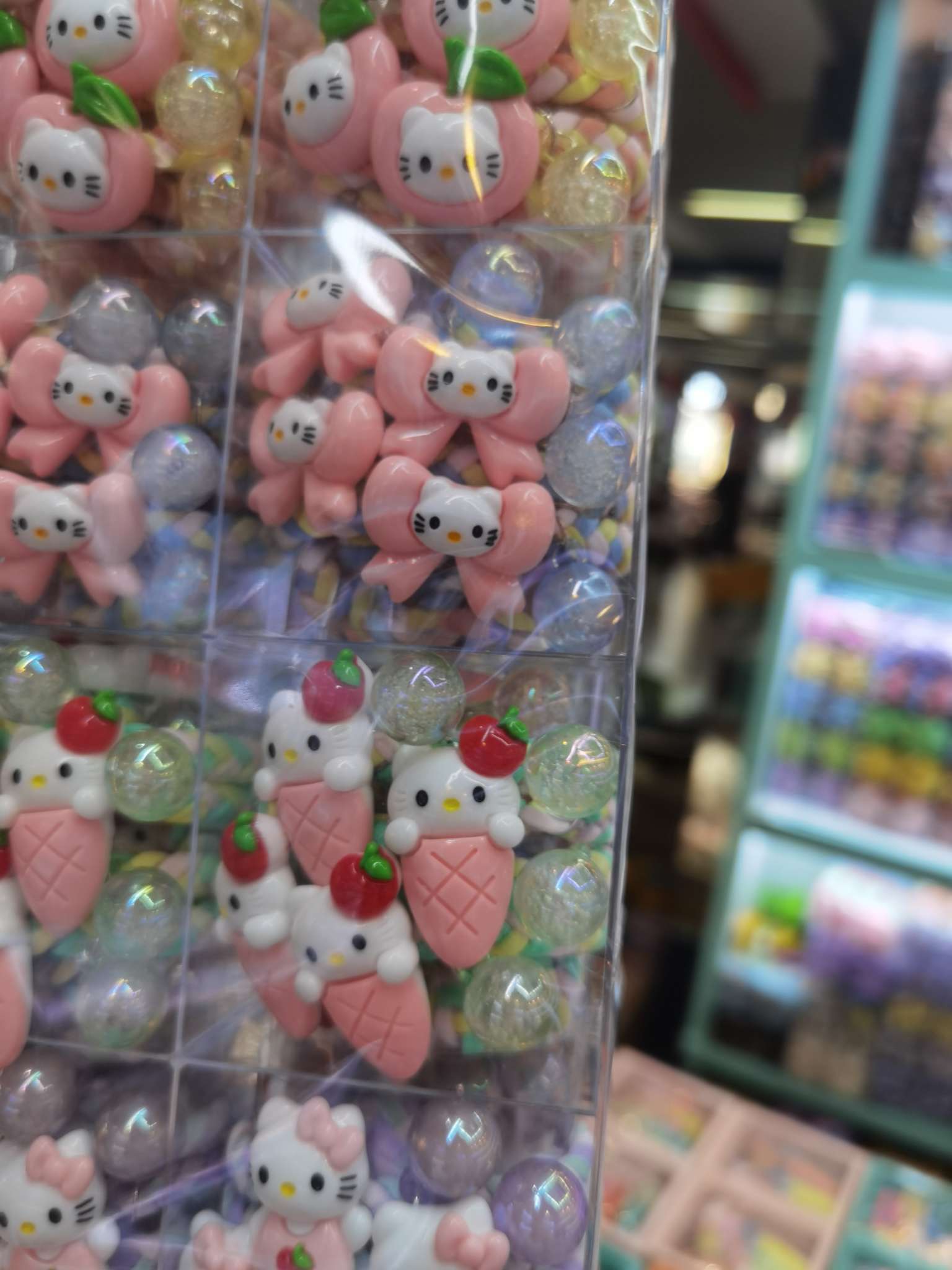 Children's cartoon rubber band hair tie Specification image