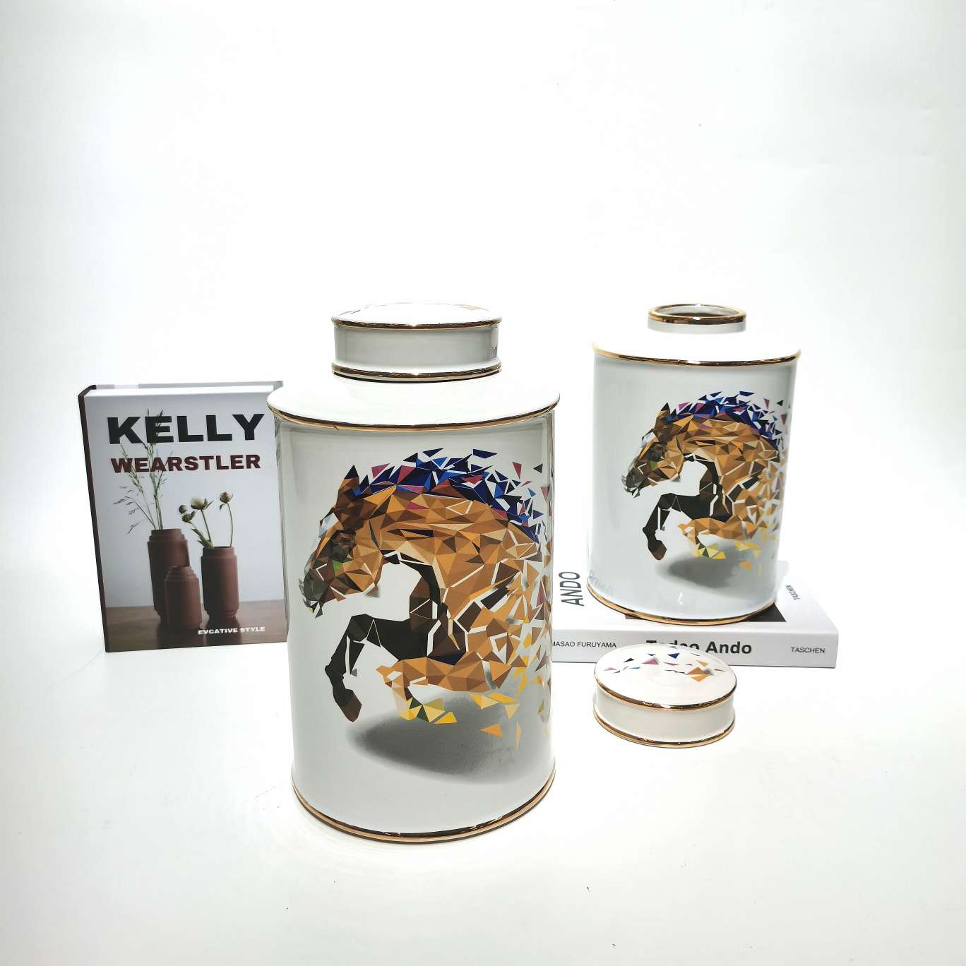 The minimum order quantity for ceramic home ornaments is 12 sets details Picture