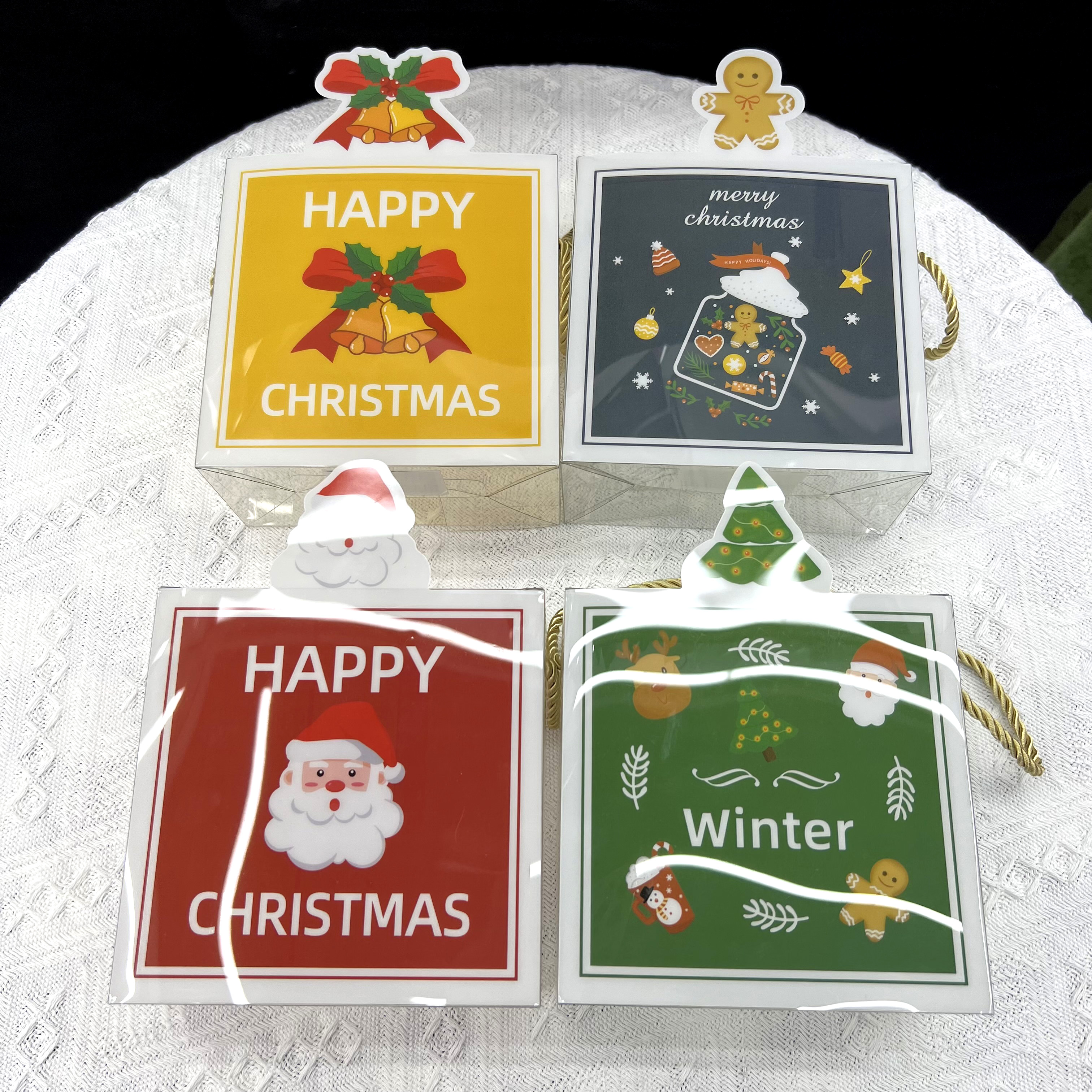 pvc printed boxes, exquisite hand-held Christmas boxes, apple boxes, gift boxes, accessory boxes, and export boxes details Picture