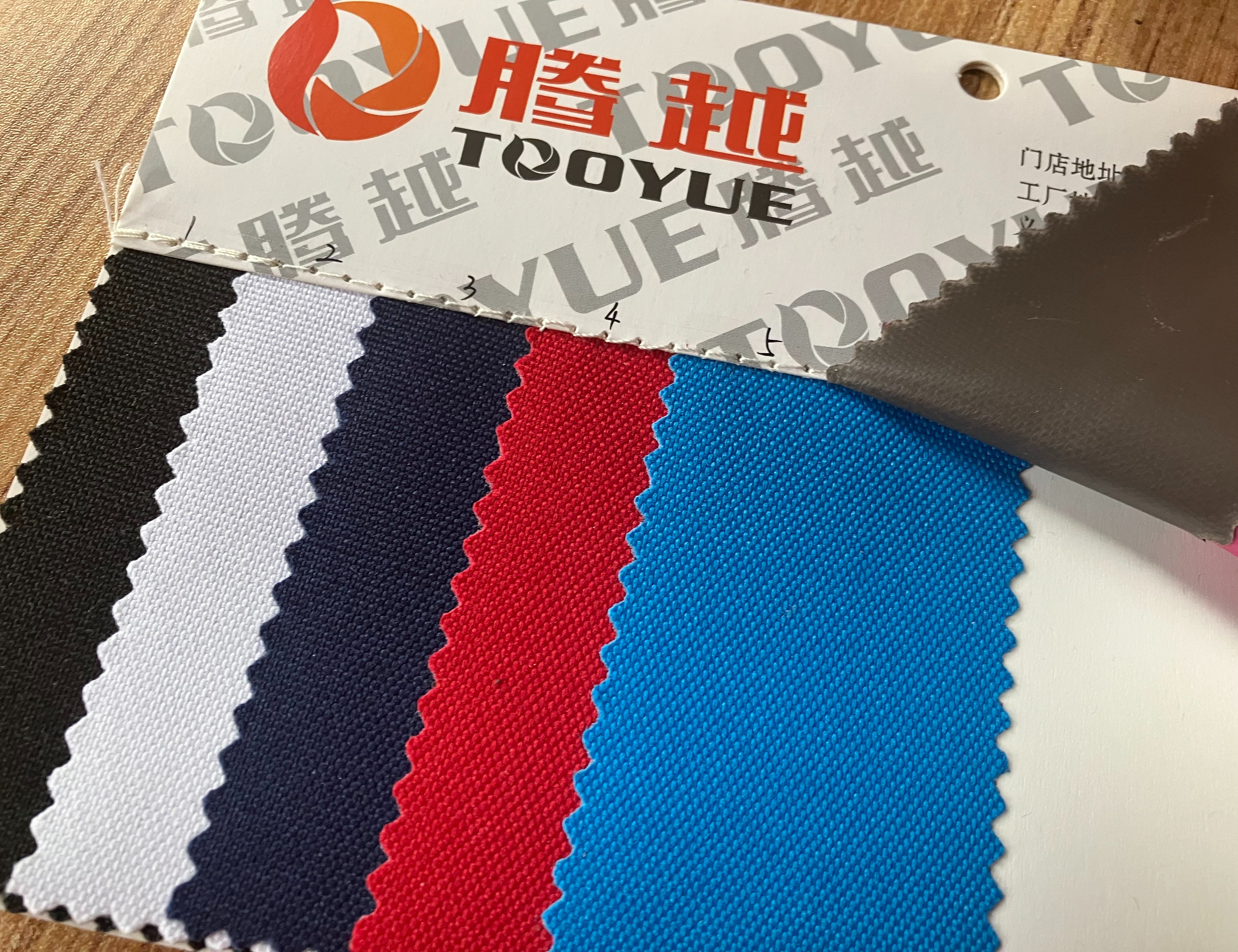 TY-071 600d rpet recycled pu waterproof New European Standard Oxford Cloth Application Scenario