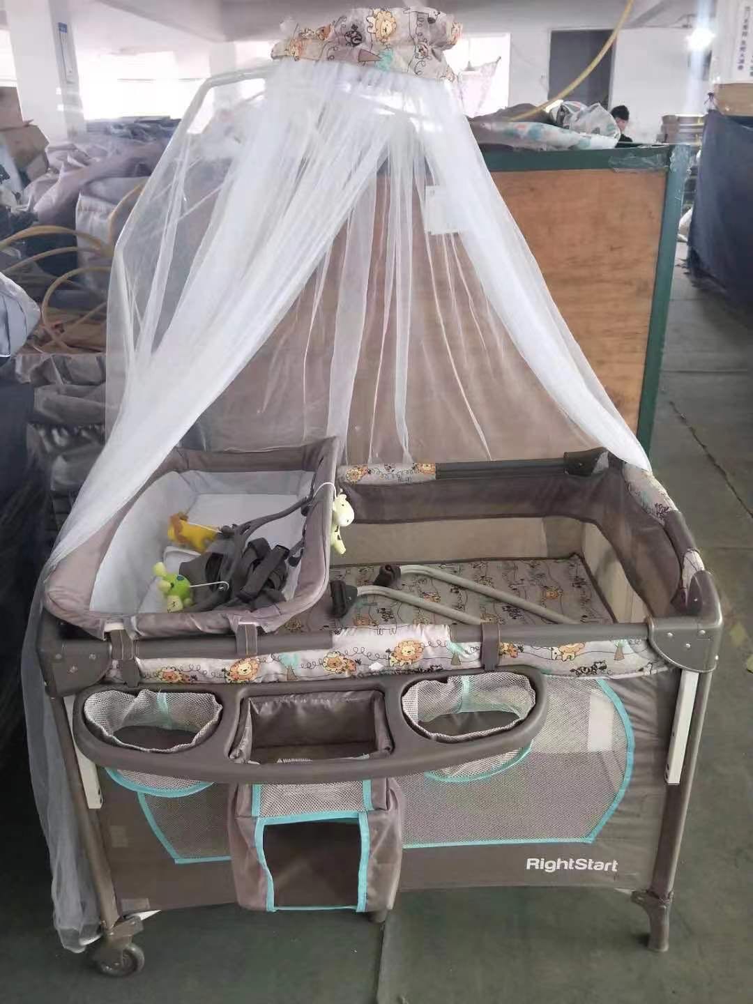 Baby double-decker play bed details Picture