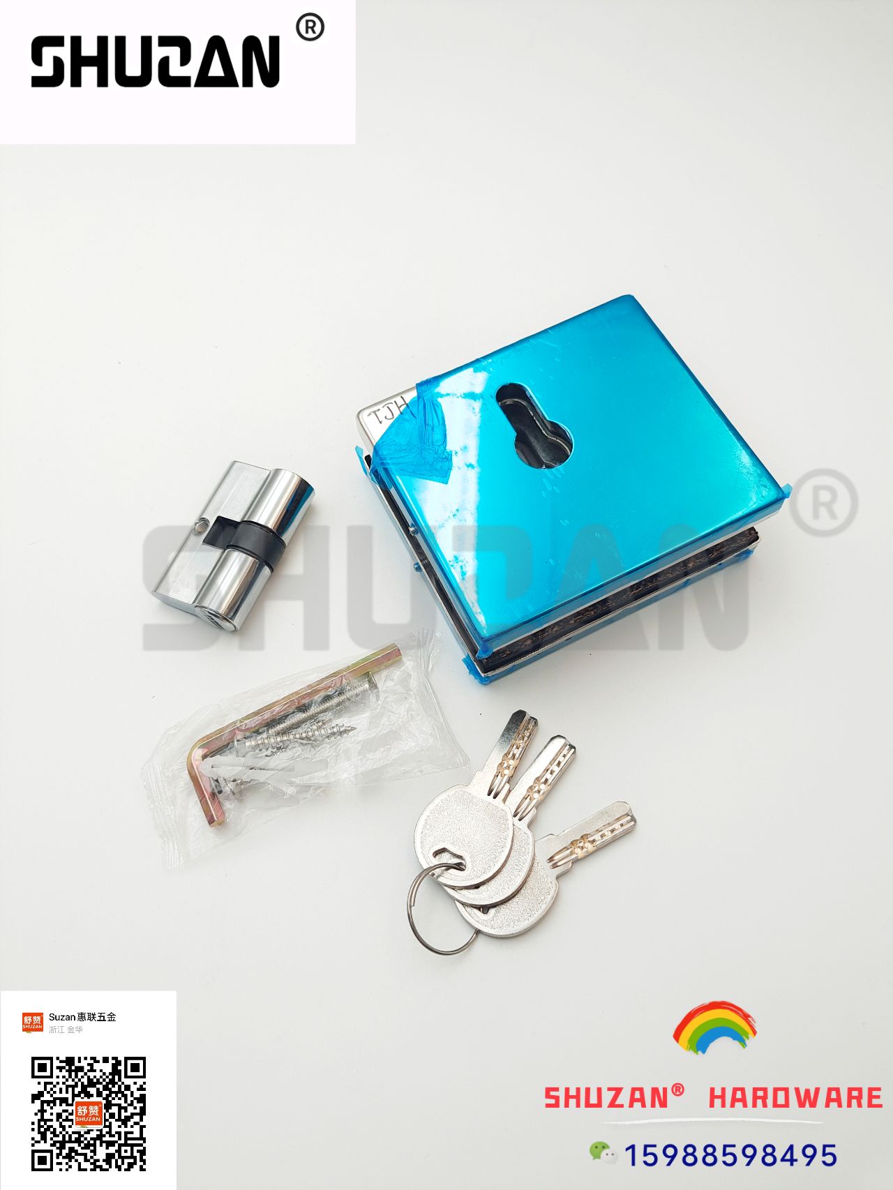 Specialized for foreign trade household glass door locks of different specifications, furniture hardware accessories and lock accessories