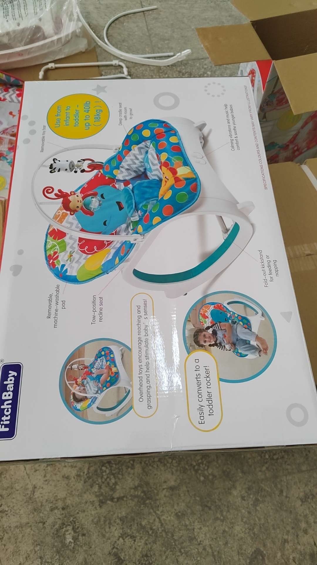 New multi-functional baby rocking chair Specification image