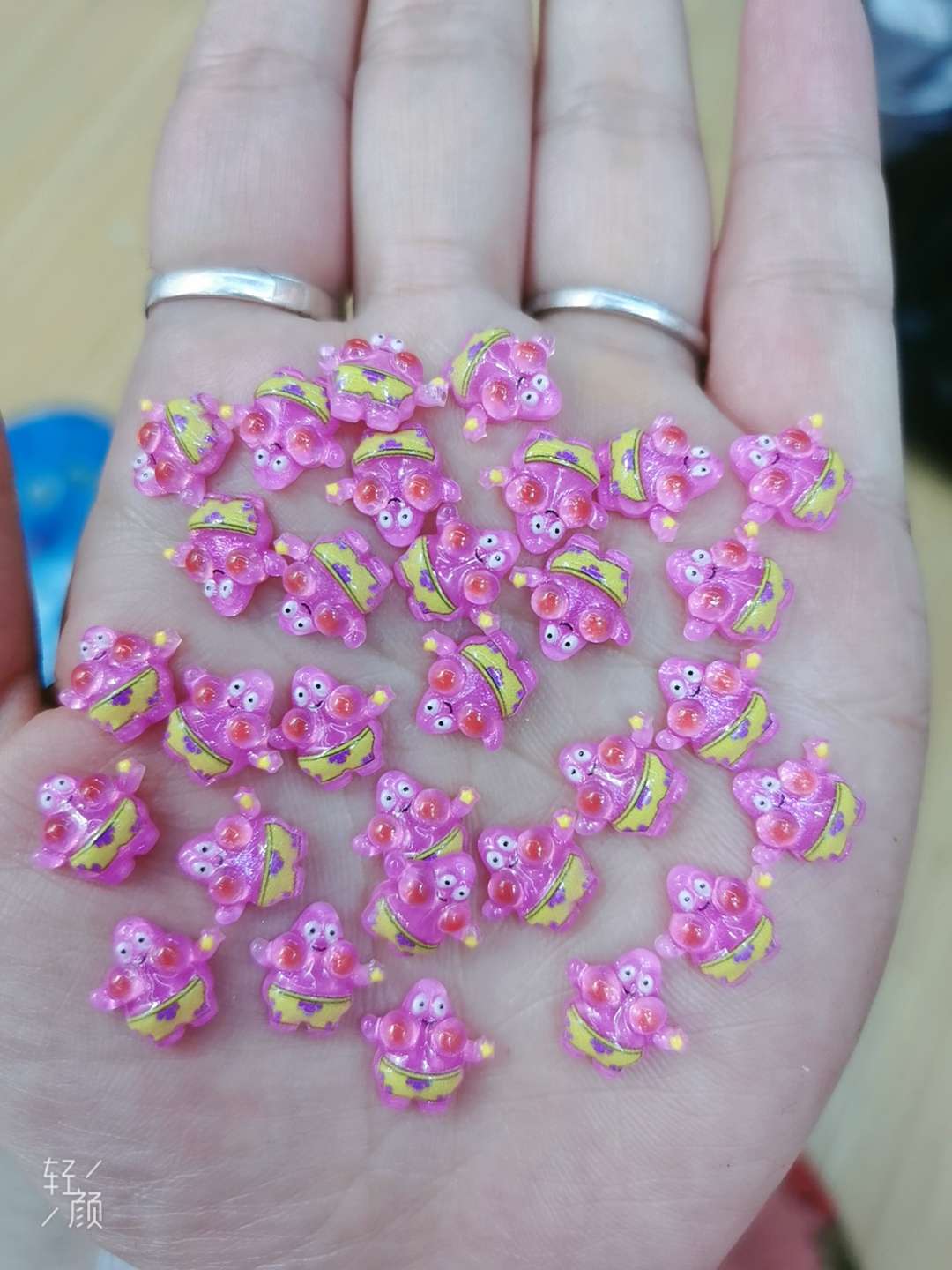 美甲树脂派大星蟹老板蜗牛哥