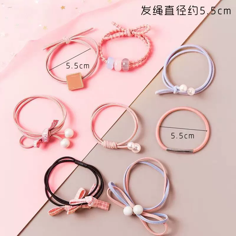 The 2023 new style hair tie, high-elasticity ins hair accessory, hair band and simple hairband headwear by Korean Internet celebrities Specification image