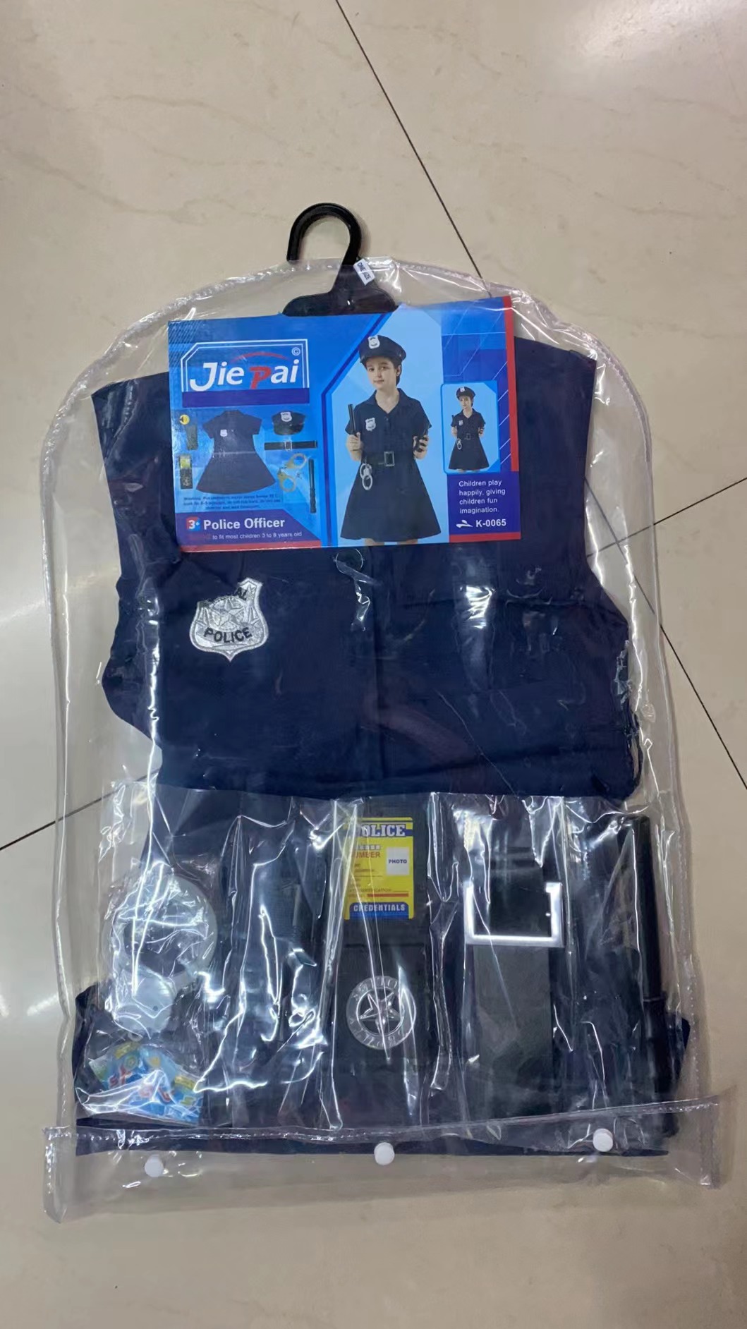 Children's performance costumes, children's clothing, cospl children's performance costumes, professional attire, children's clothing, police uniforms, girls