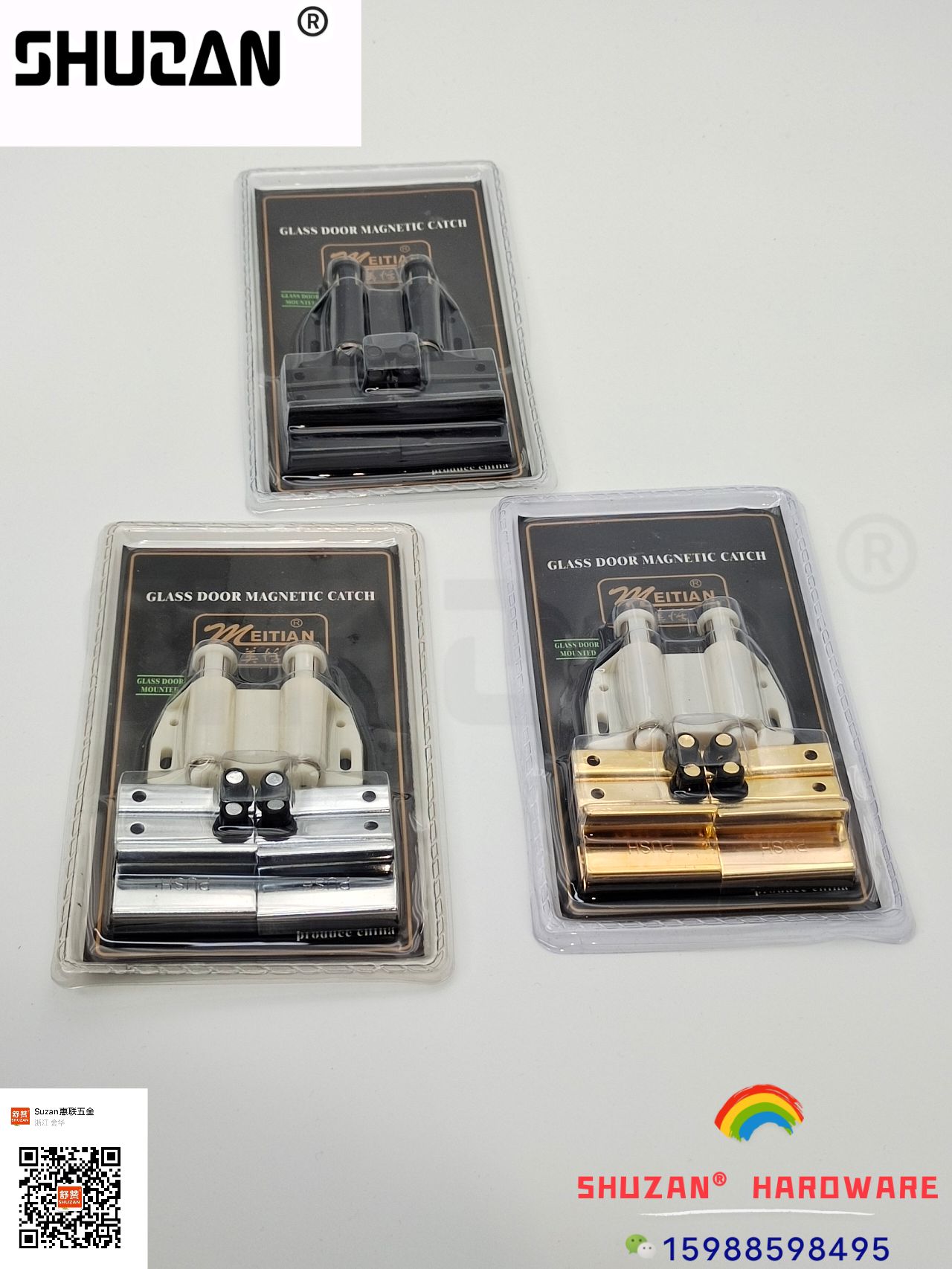 专供外贸 家用吸卡包装强磁吸衣柜门吸门碰强磁碰珠橱柜锁扣 不同规格材质磁夹 家具五金配件