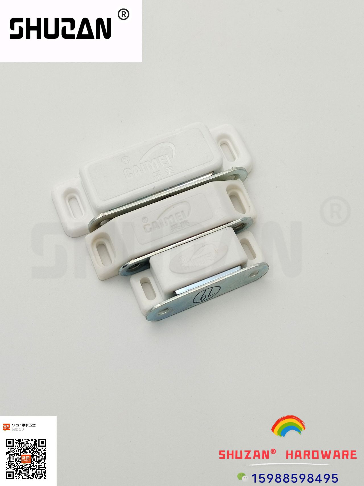 专供外贸 家用强磁吸衣柜门吸门碰强磁碰珠橱柜锁扣 不同规格材质磁夹 家具五金配件