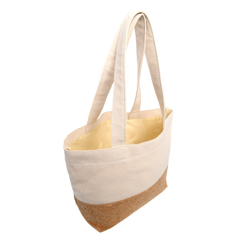 软木购物袋/礼品袋/树皮袋/杜邦纸袋/软木包包白底实物图