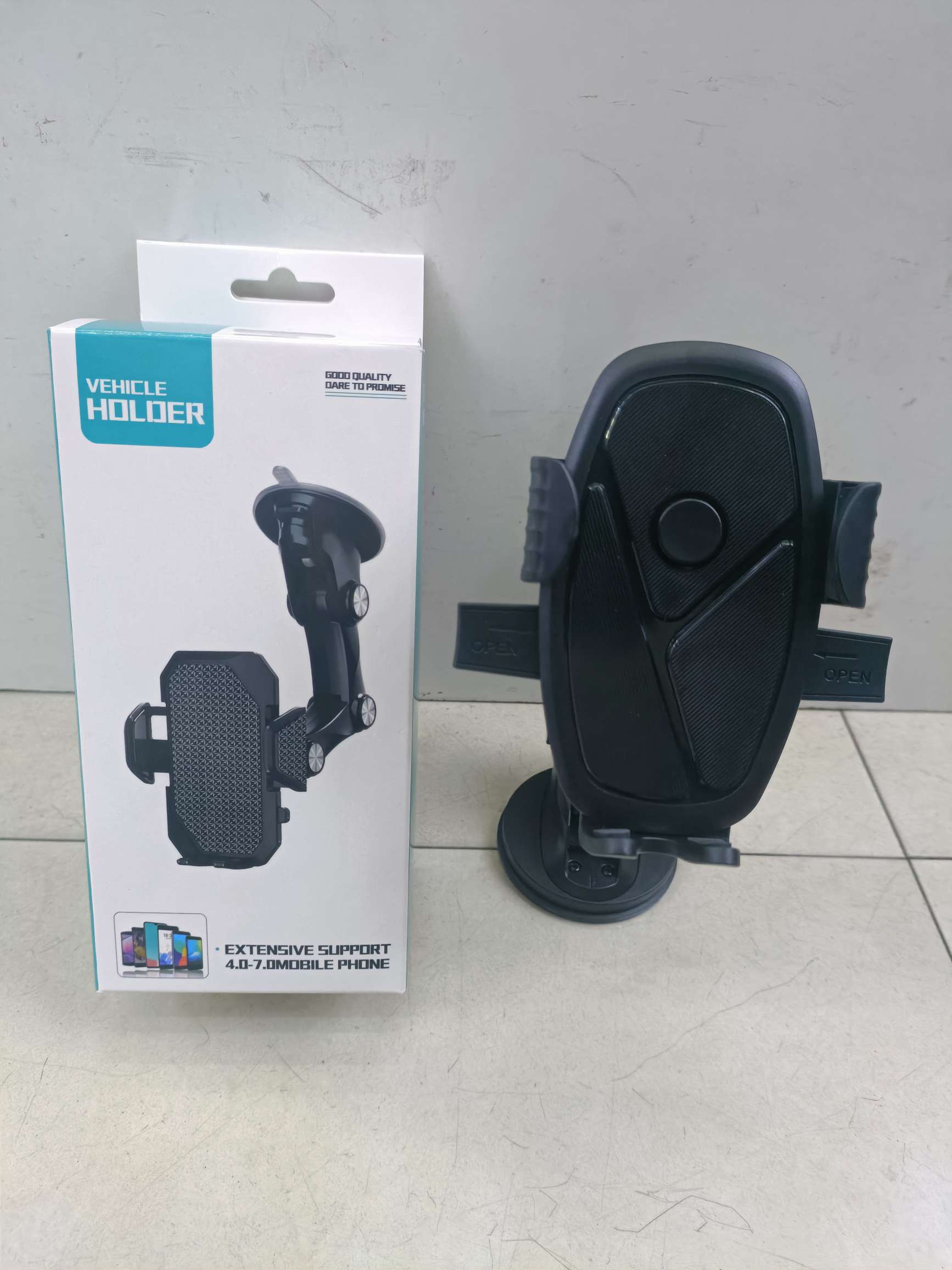 按扣弯折吸盘支架按压式折叠支架