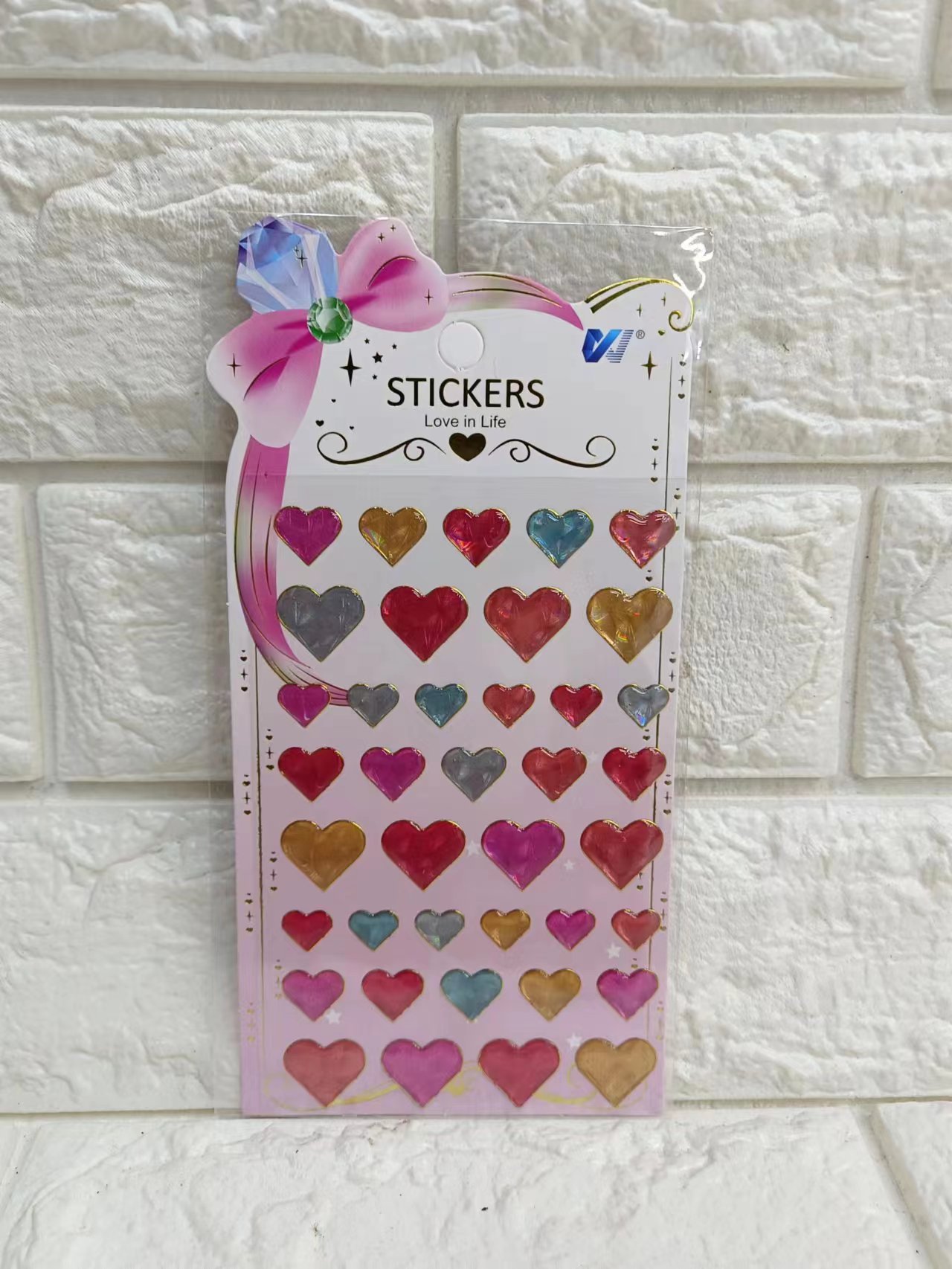 WX-TL drip plastic stickers details Picture