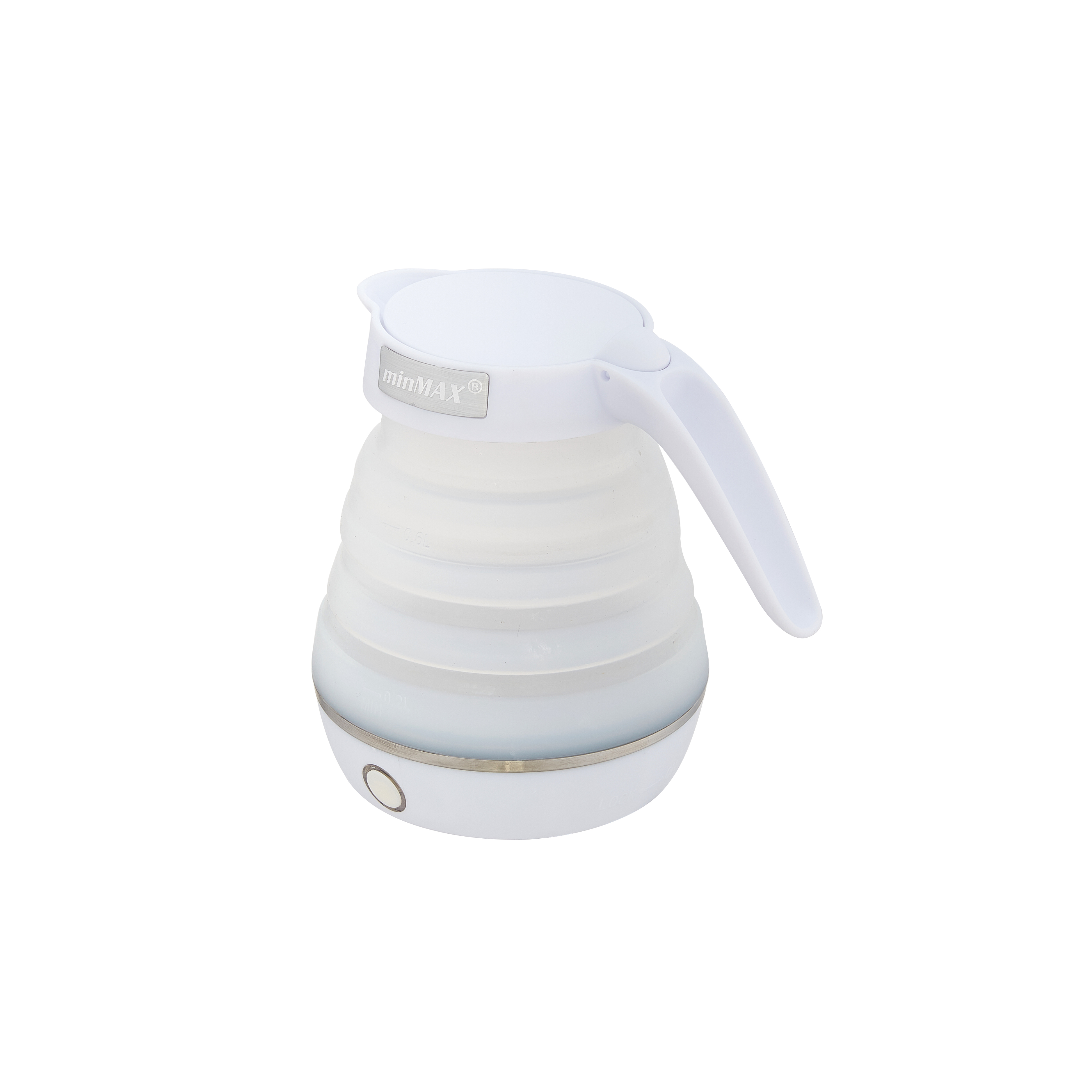 New MINmax electric kettle, factory direct sales, foldable 618 telescopic kettle, silicone portable kettle details Picture
