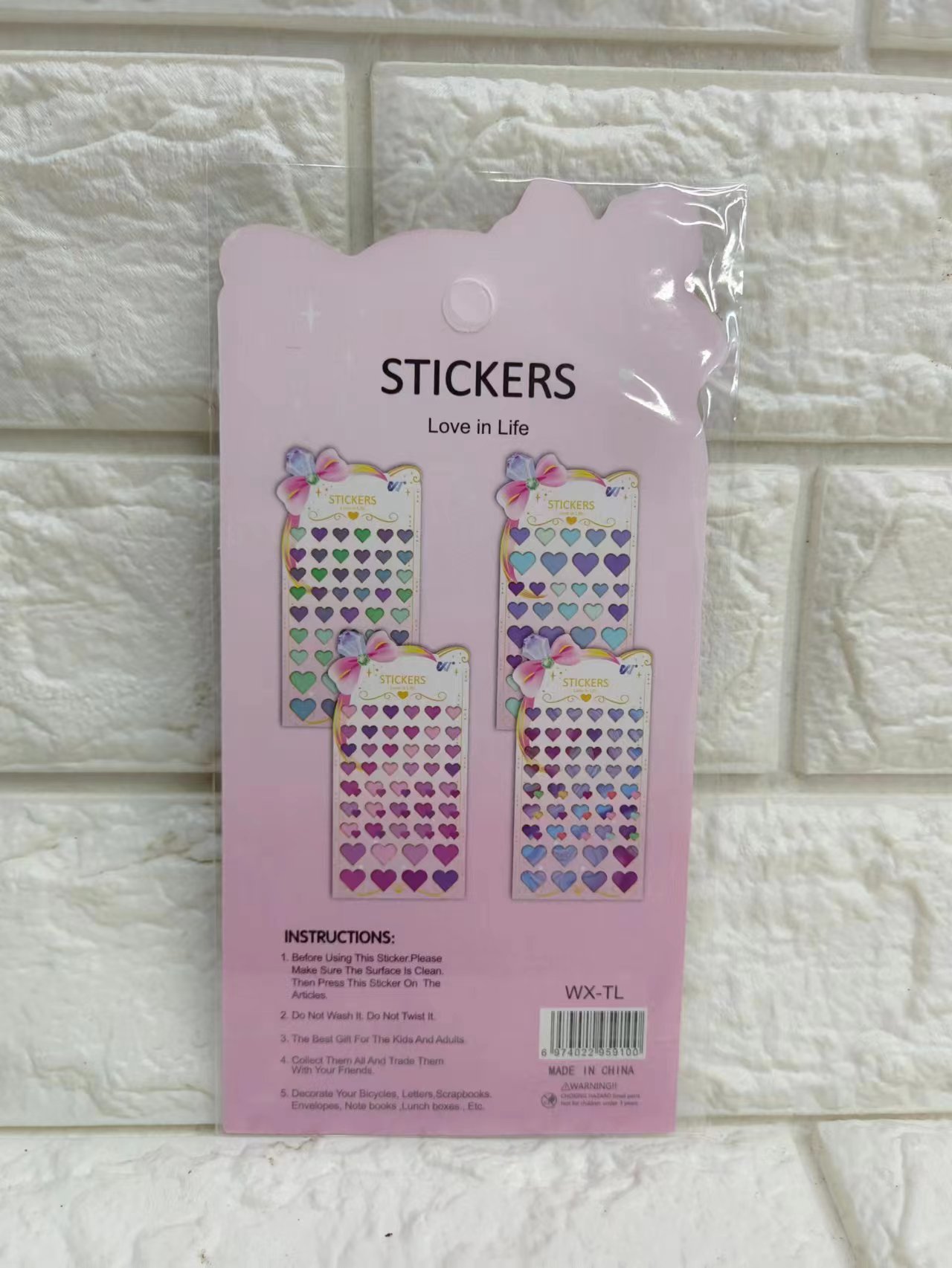 WX-TL drip plastic stickers Item Picture