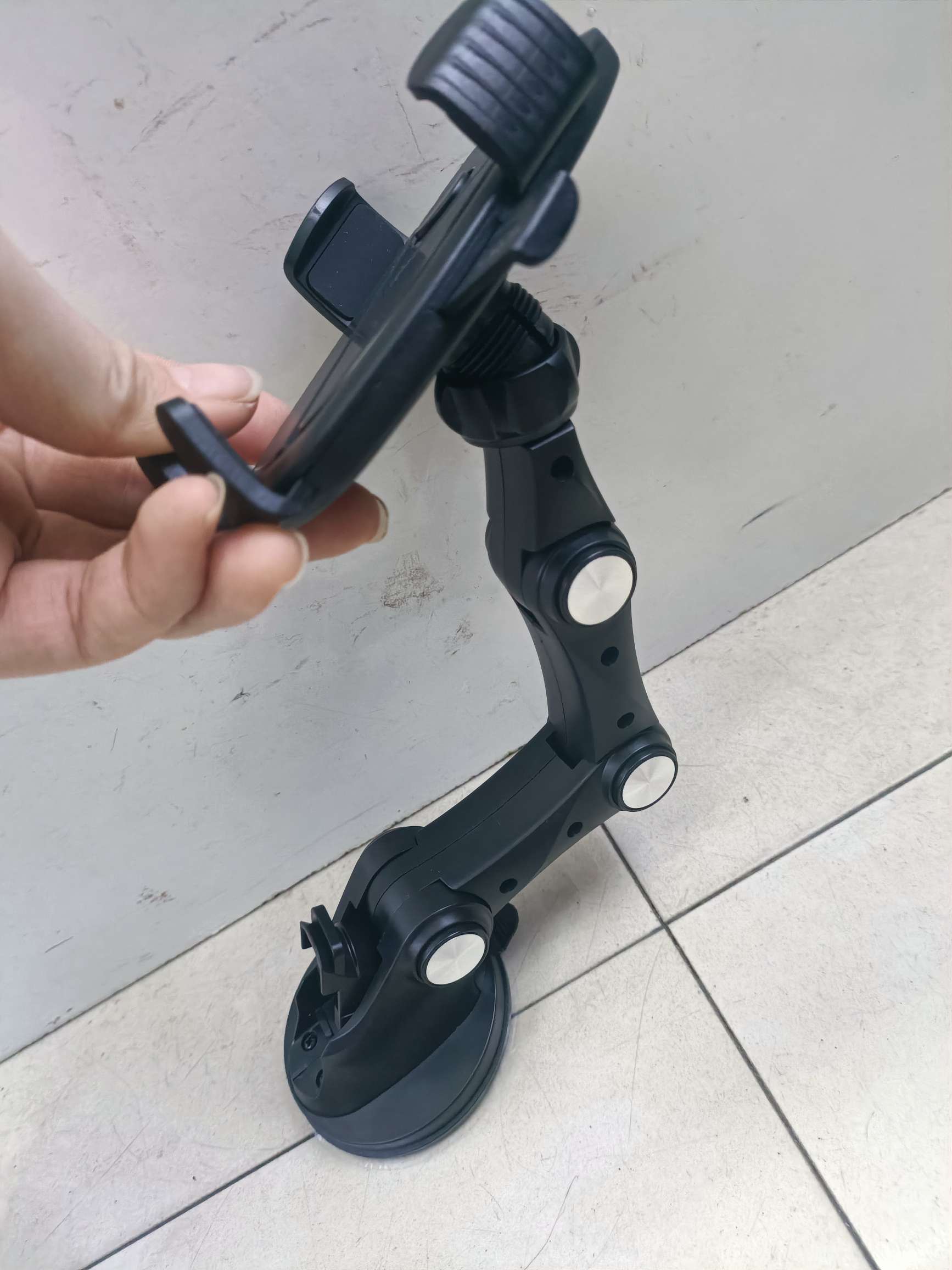 按扣弯折吸盘支架按压式折叠支架详情图6