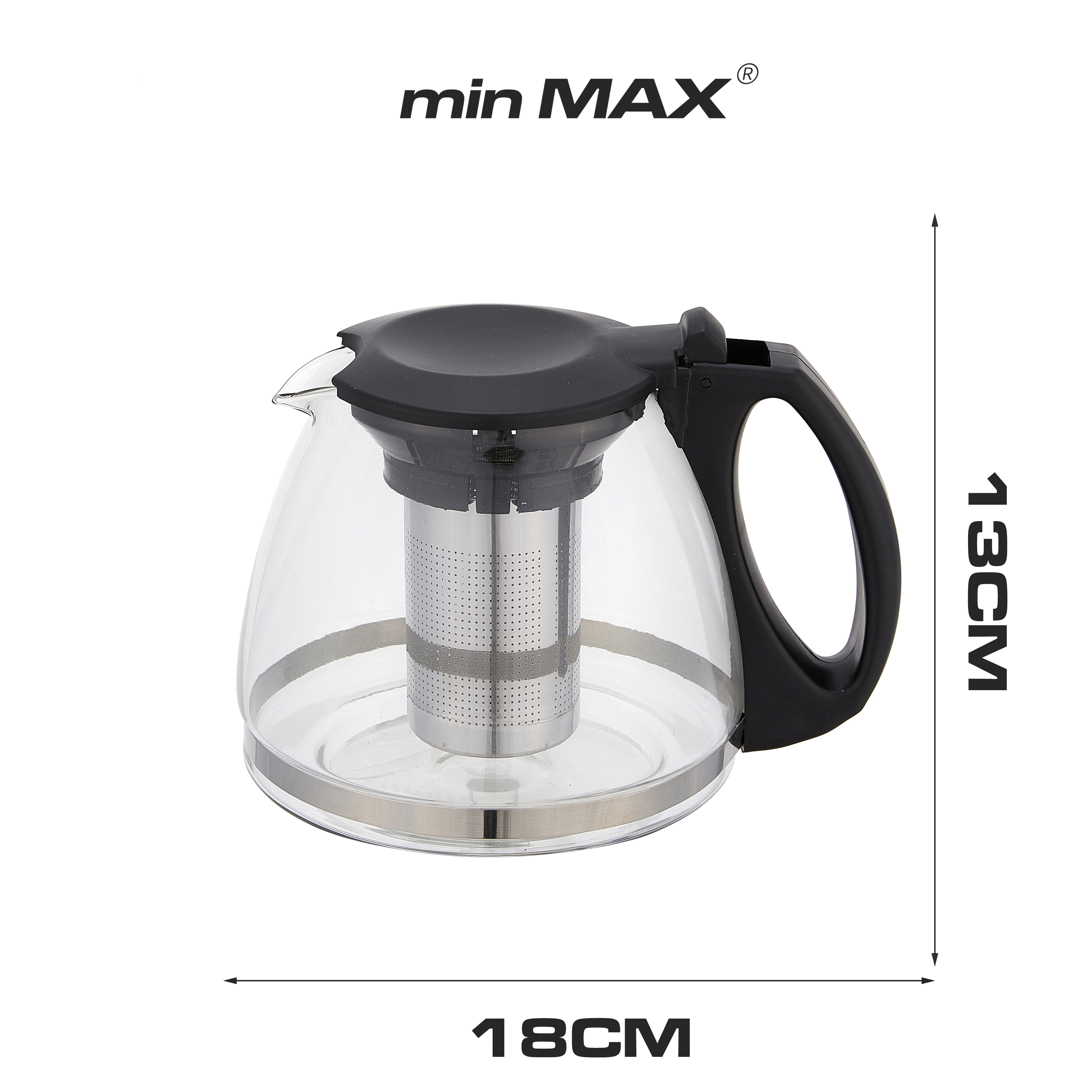 minMAX New 2280 stainless steel electric teapot set, mechanical version, tea brewing kettle, tea cooker and tea stove Specification image