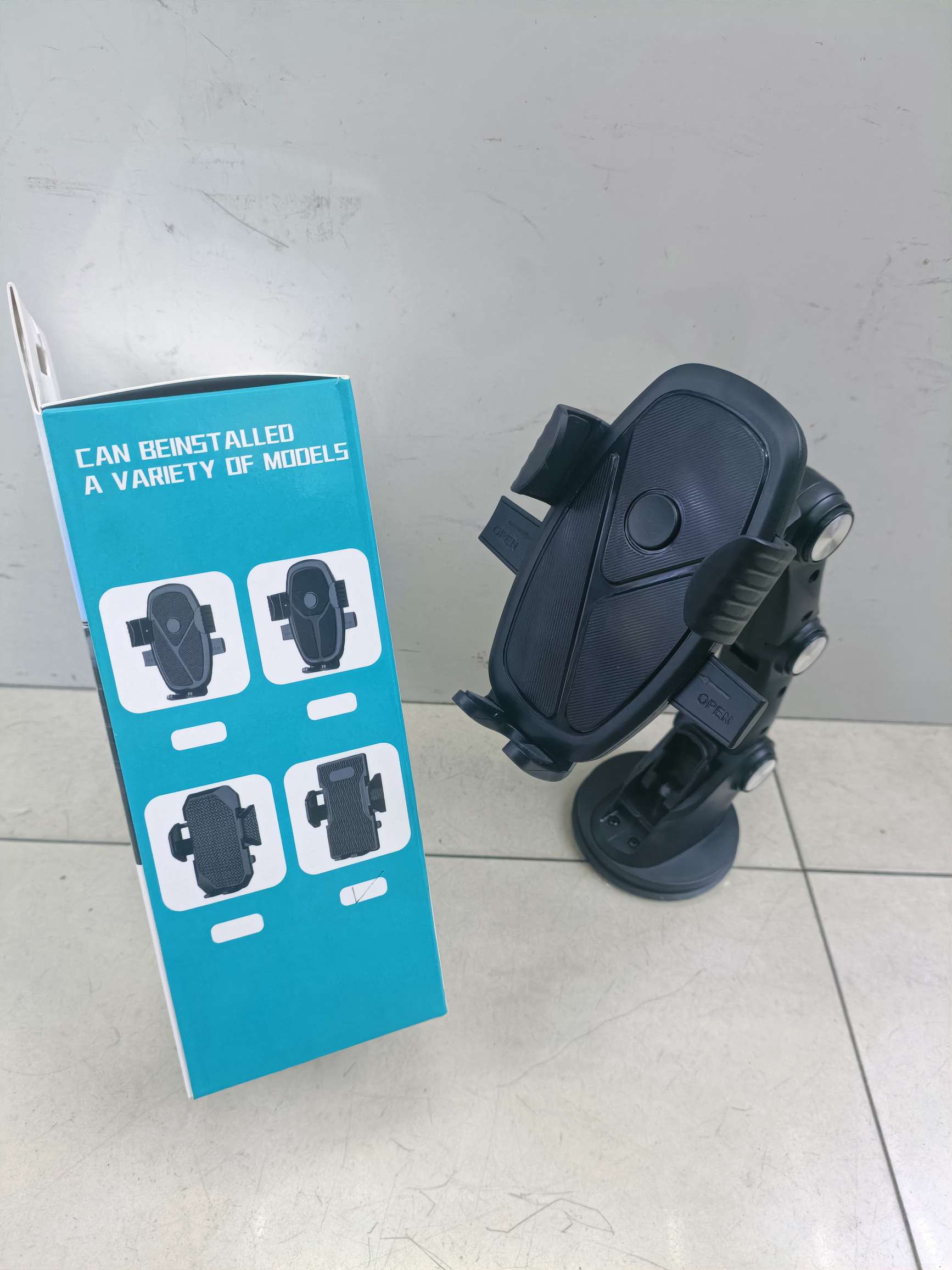 按扣弯折吸盘支架按压式折叠支架详情图3