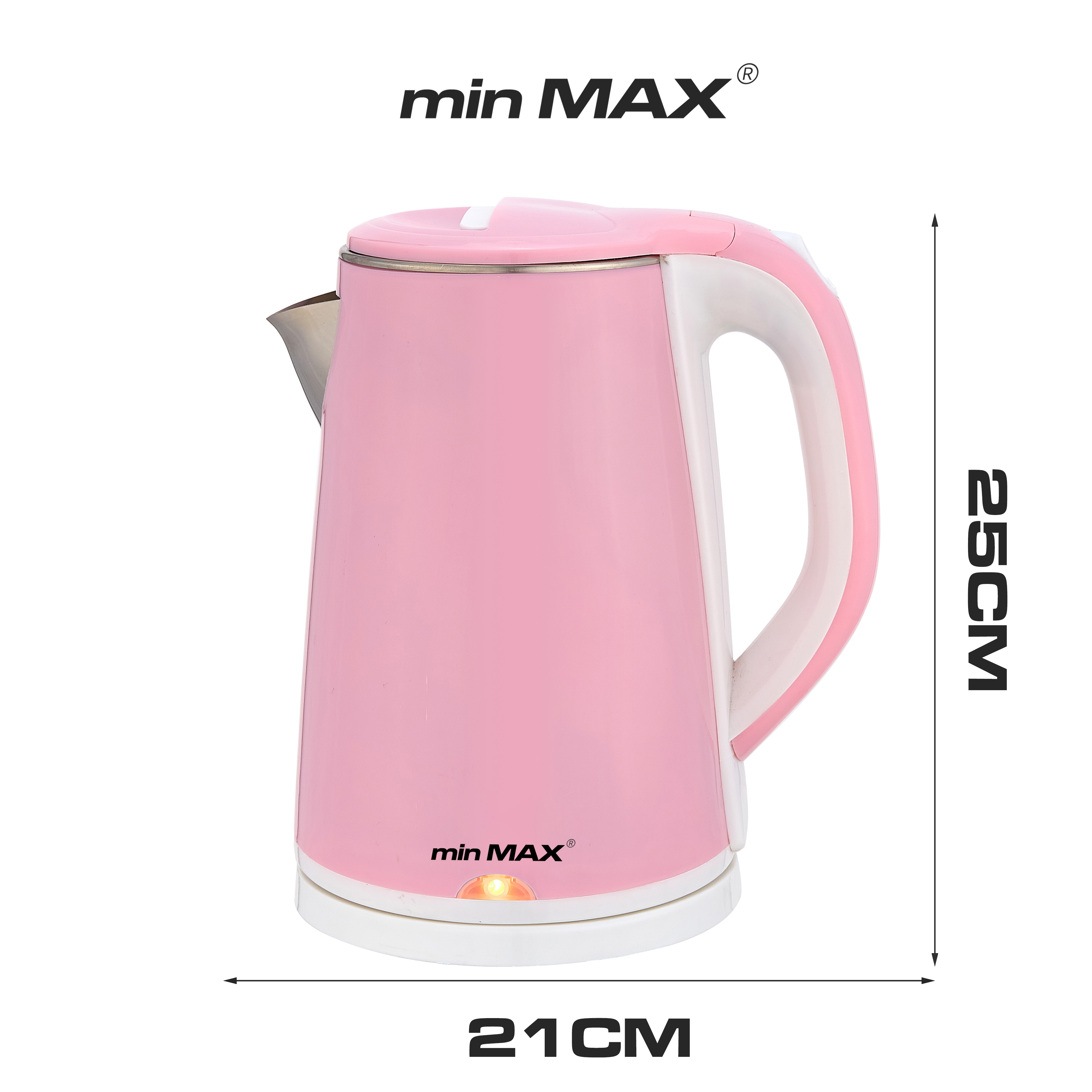 minMAX Cross-border household electric kettle, smart power-off silent kettle, double teapot MMK-2388 details Picture