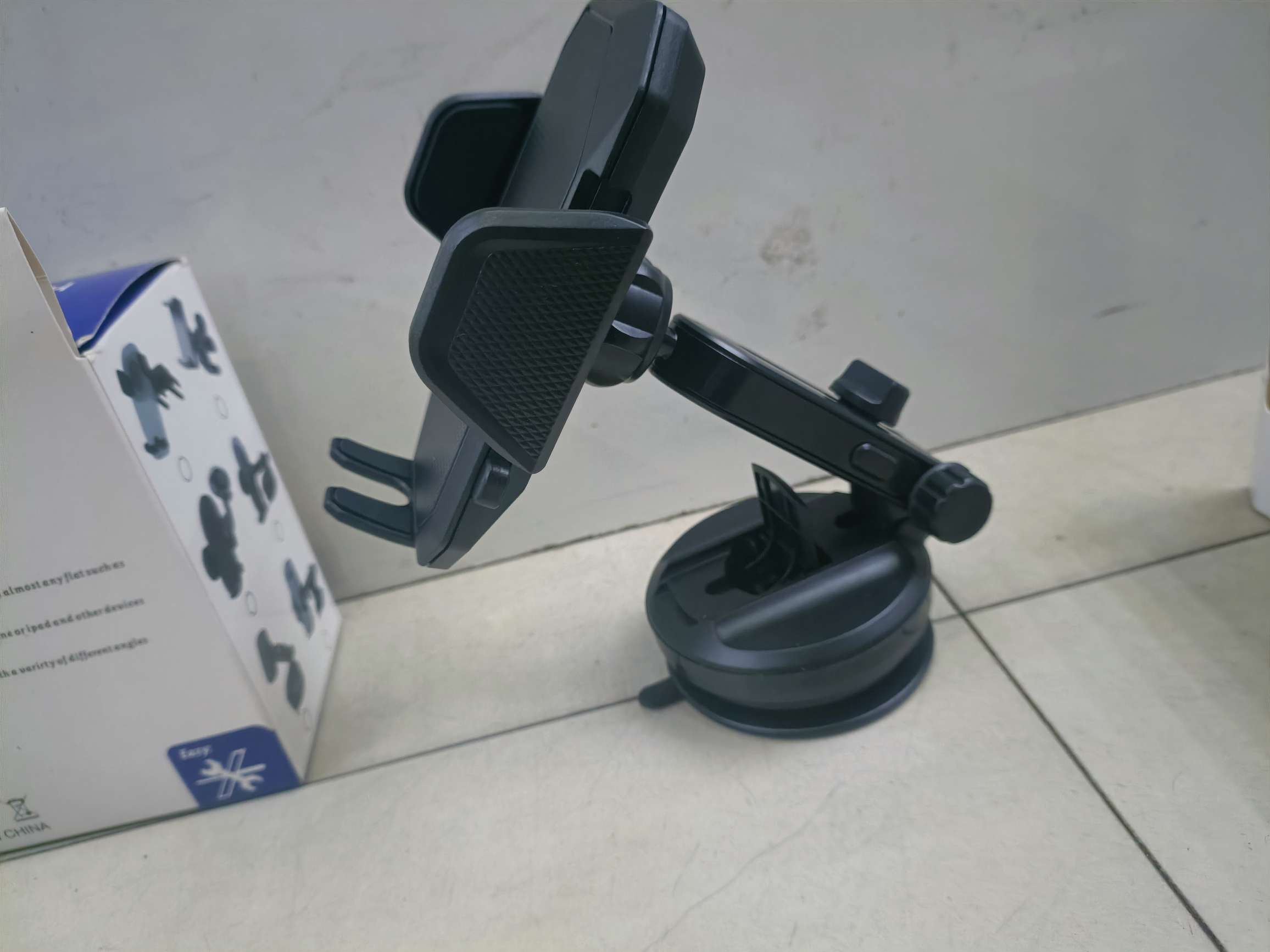 网格拉伸升降吸盘手机支架 车载支架详情图5