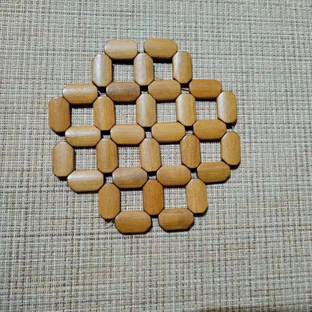菜垫子隔热垫桌垫杯垫碗防烫锅垫盘子竹垫家用餐垫防热耐热碗垫餐巾钩针白色餐巾餐垫纸巾陶瓷杯垫