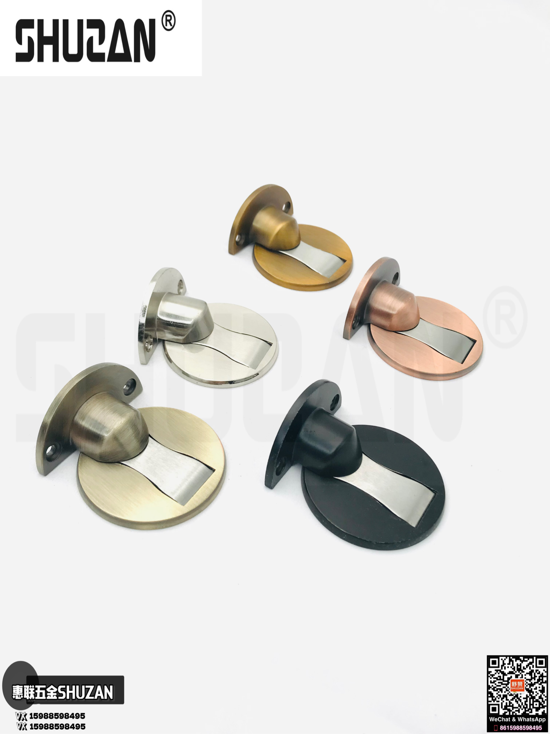 地碰/门碰/门阻白底实物图