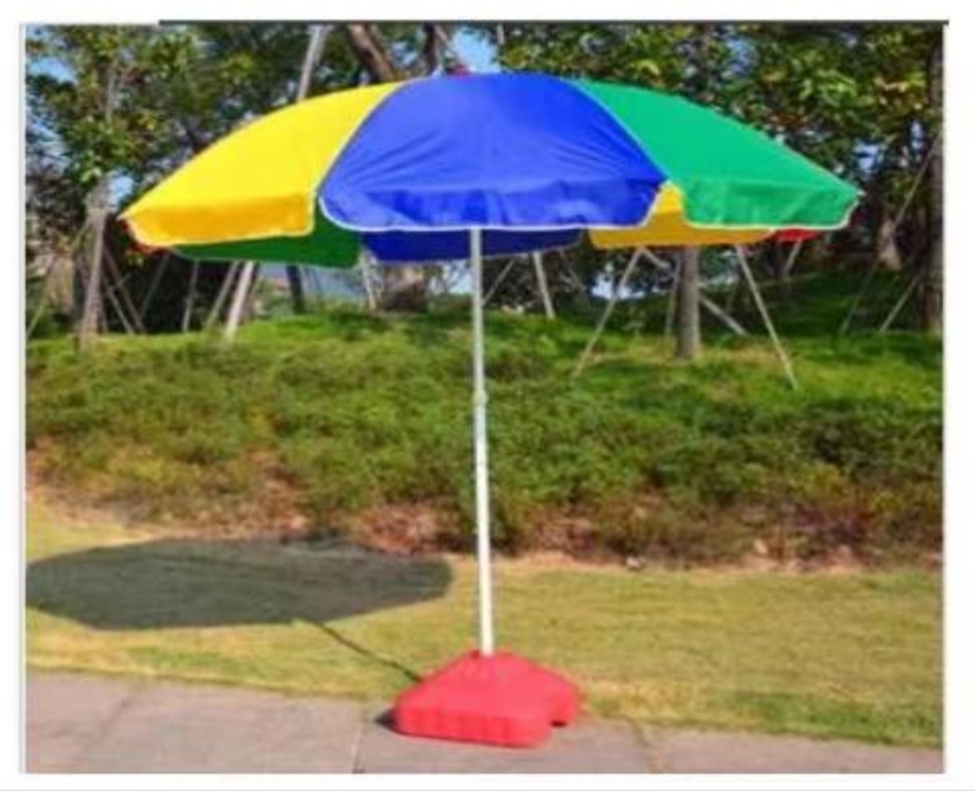 2.4米太阳伞驿泊户外用品太阳伞 高档双层户外遮阳伞 室外花园庭院休闲沙滩伞详情图4