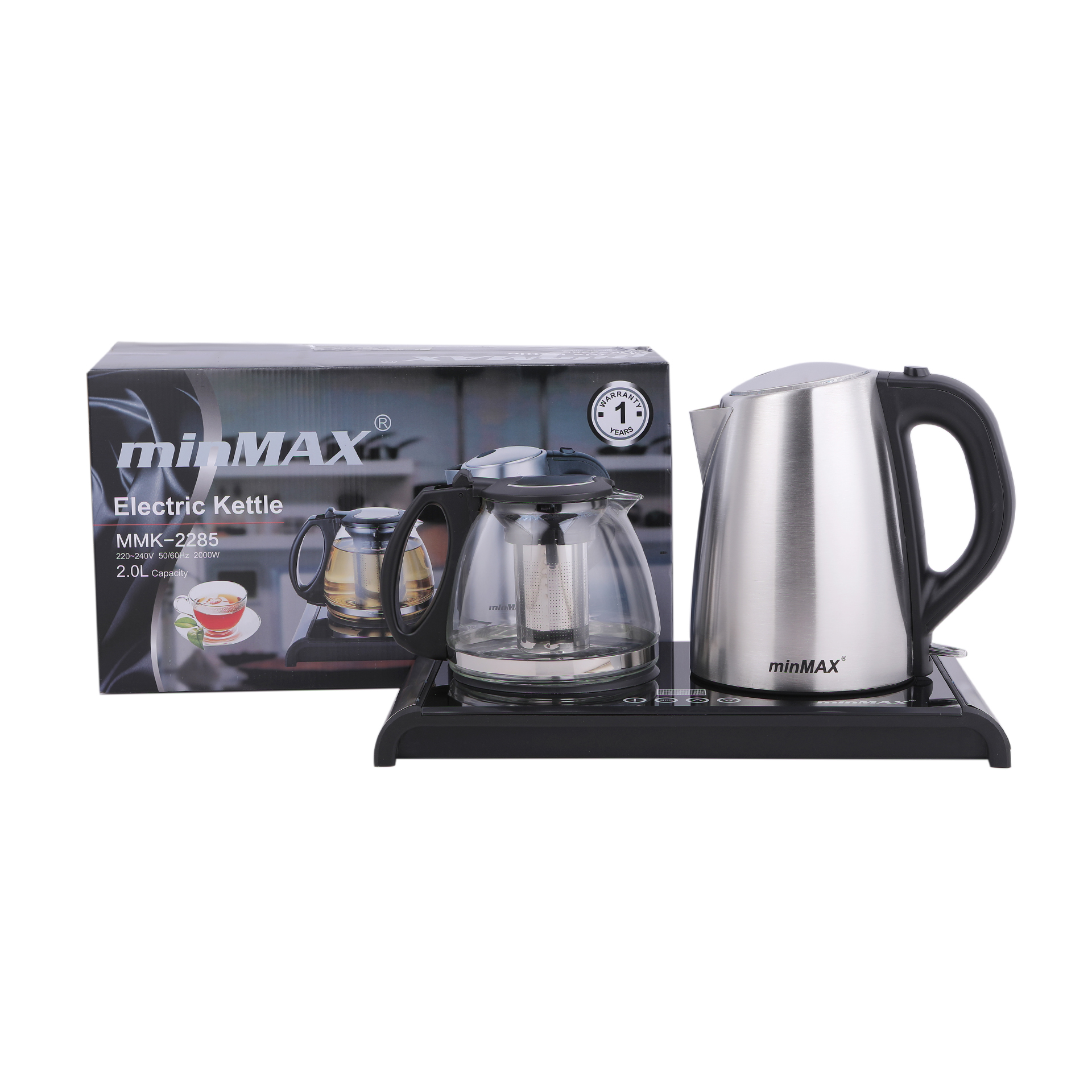 min MAX Smart Kettle MMK-2285 Household Electric kettle Tea Set kettle Stainless steel Electric kettle Specification image