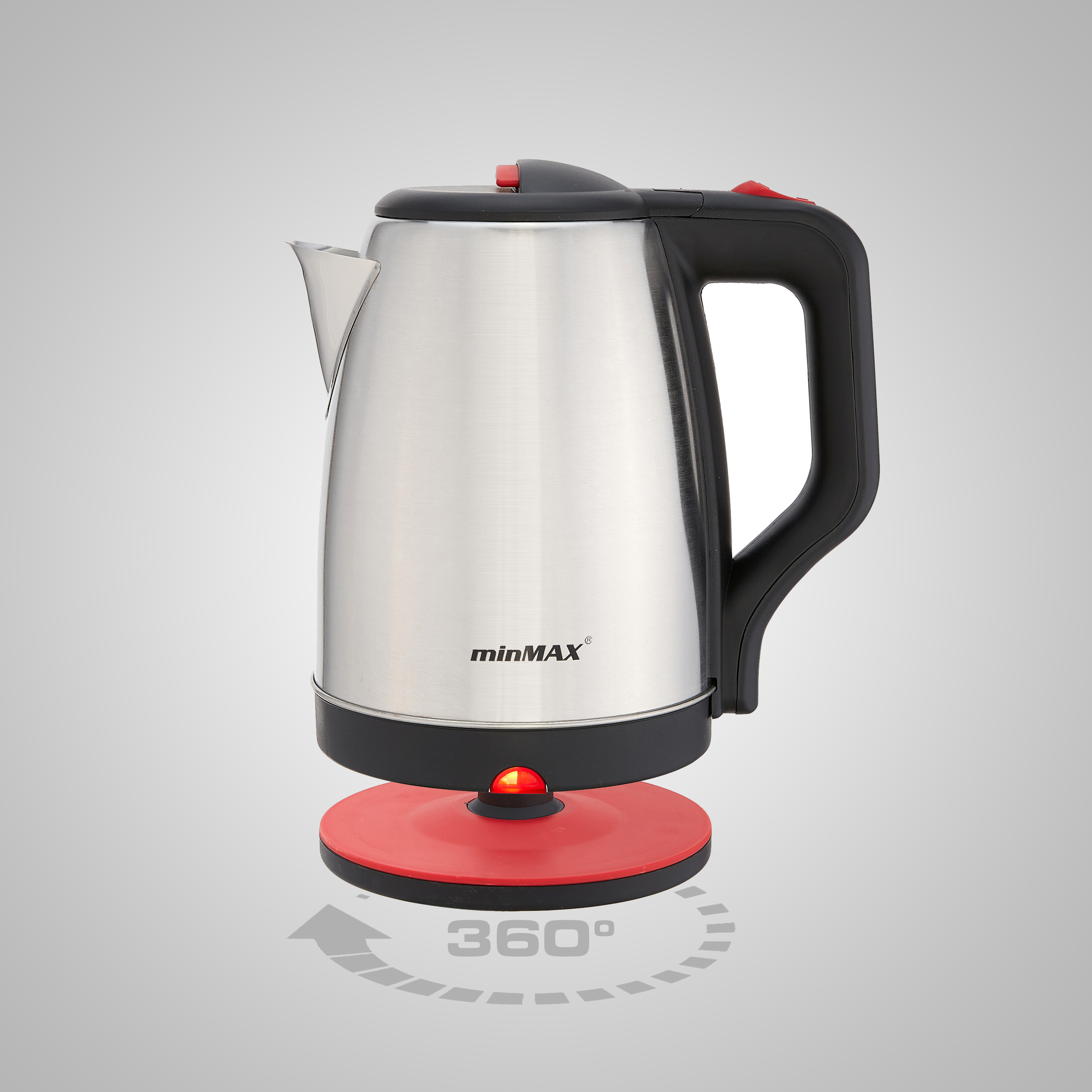 Factory direct supply of minMAX 6933 stainless steel large-capacity electric kettle, quick heating kettle, home and hotel Specification image