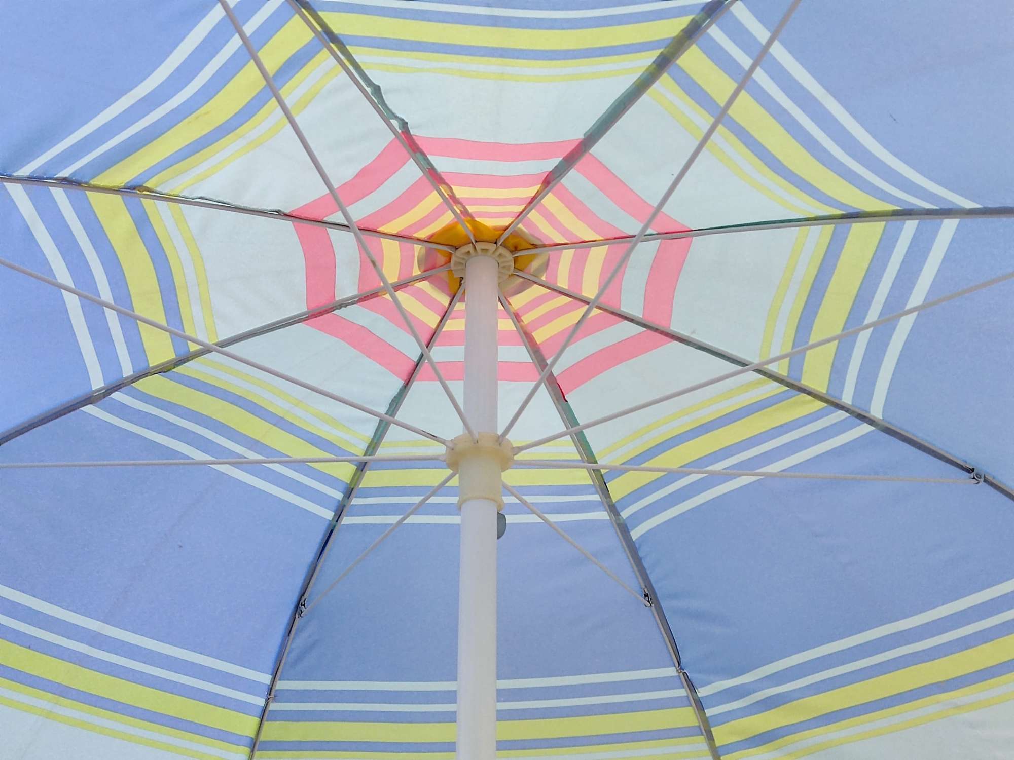 2.4米太阳伞驿泊户外用品太阳伞 高档双层户外遮阳伞 室外花园庭院休闲沙滩伞详情图9