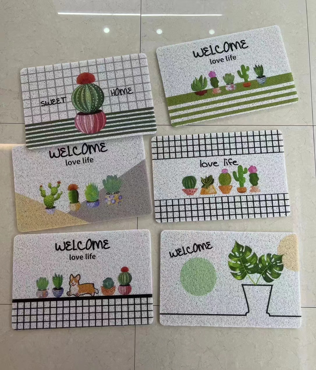 仙人掌拉丝地垫合集