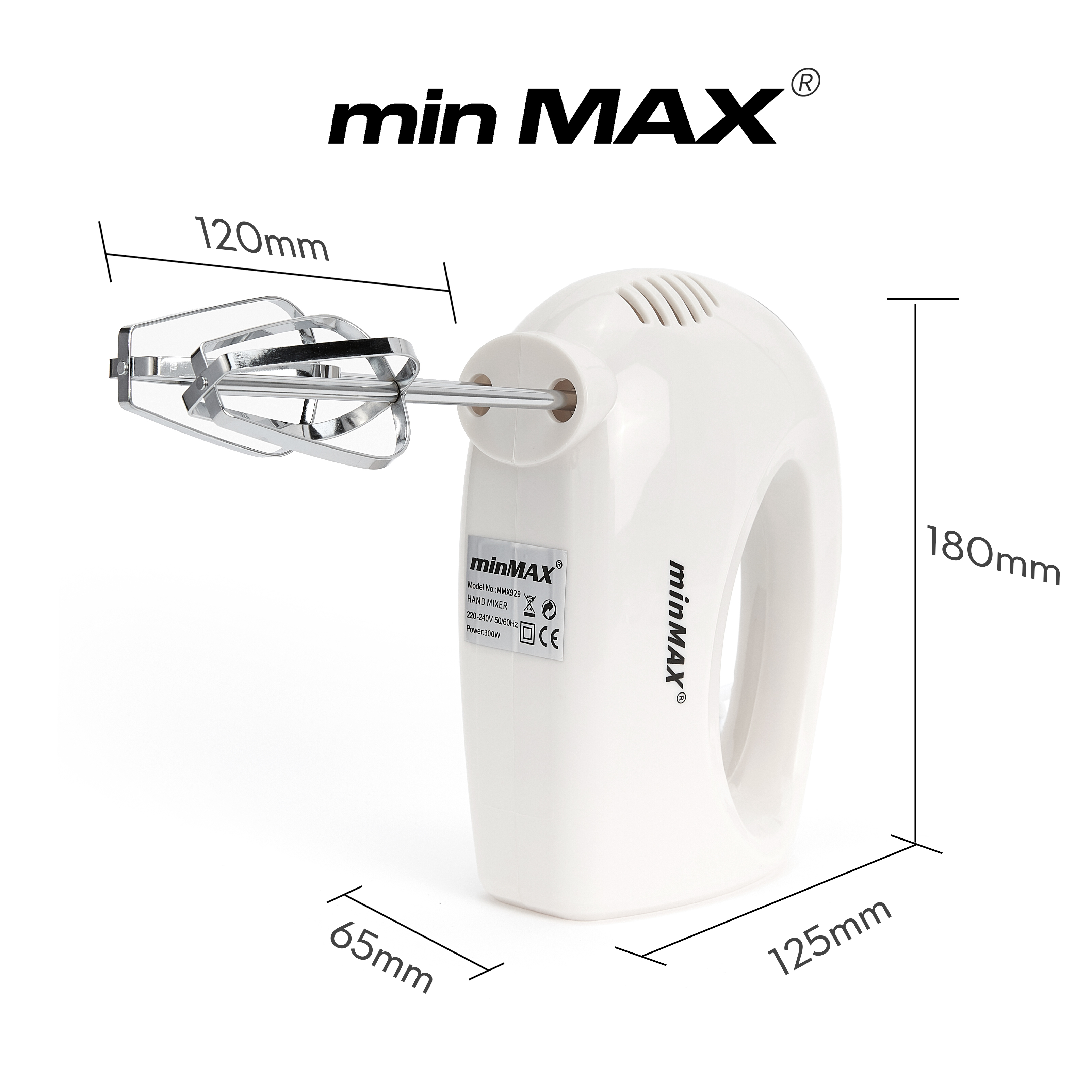 minMAX's new best-selling desktop egg beater MM929, a large-capacity multi-functional whipper, is in stock for export Specification image