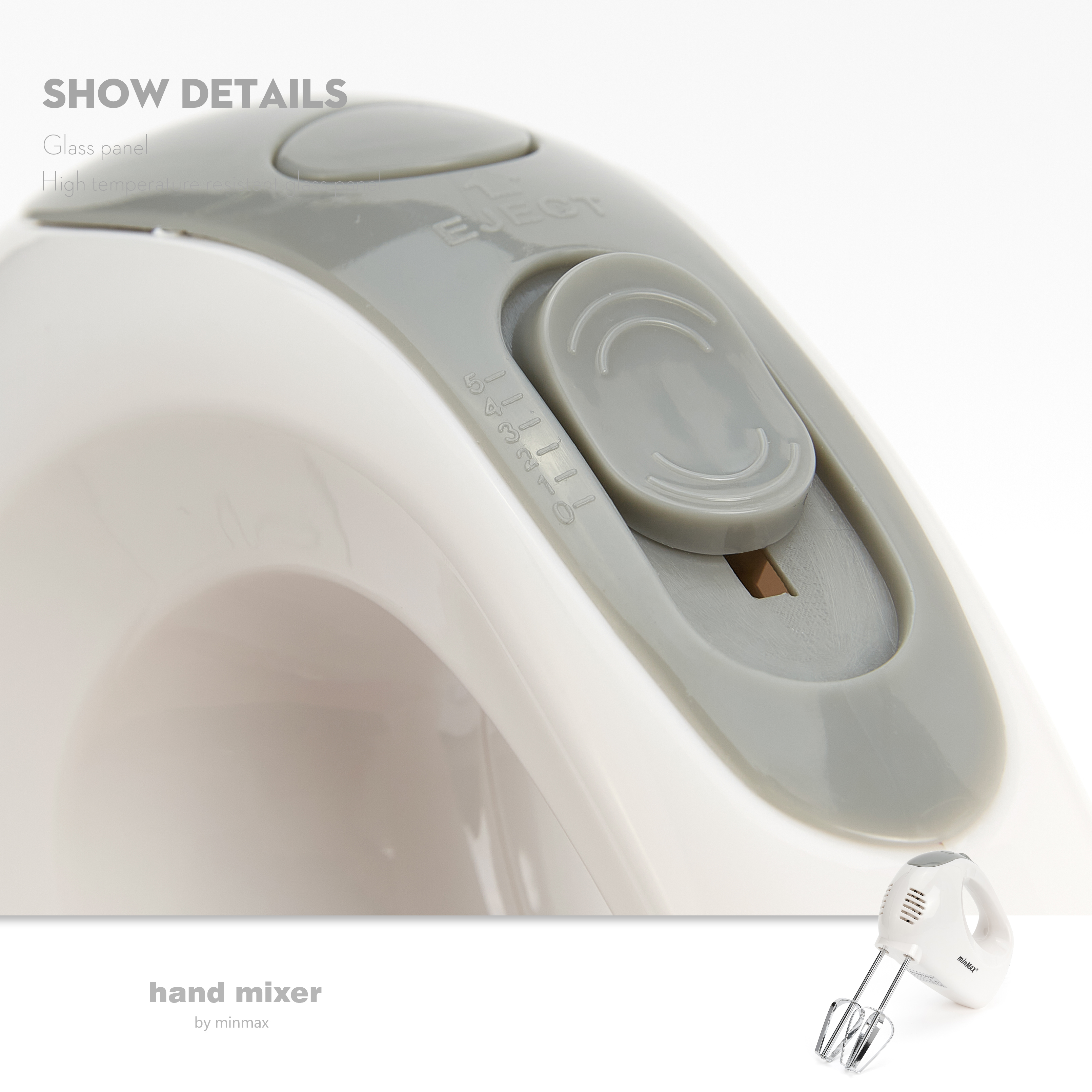 minMAX's new best-selling desktop egg beater MM929, a large-capacity multi-functional whipper, is in stock for export Item Picture