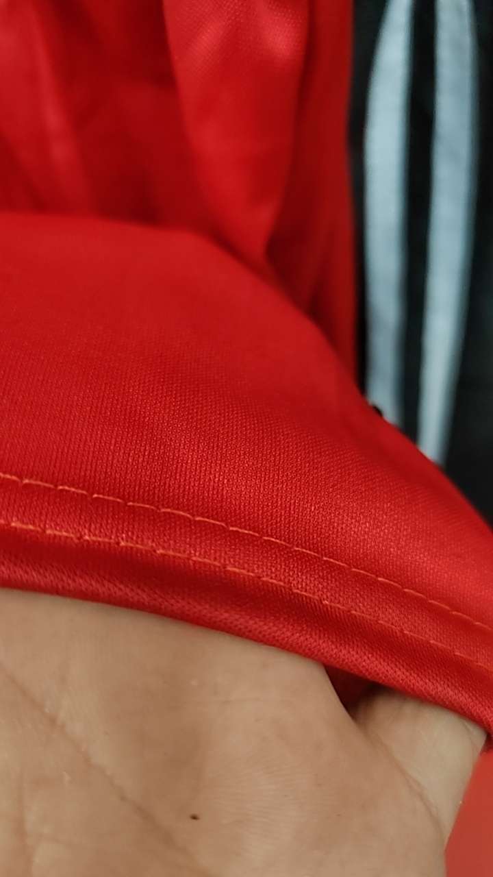 African shorts in large stock, three-striped shorts with print numbers, cheap export sports shorts detail image 2