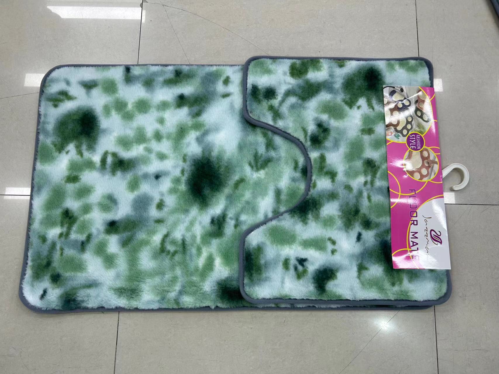 小兔毛两件套绿色