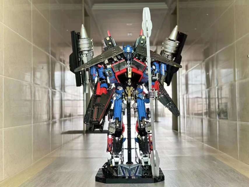 k Box Official V5006 Skyfire Ring Wild Optimus Prime Transformers Mecha Adult Giant Building Block Assembly toy Item Picture