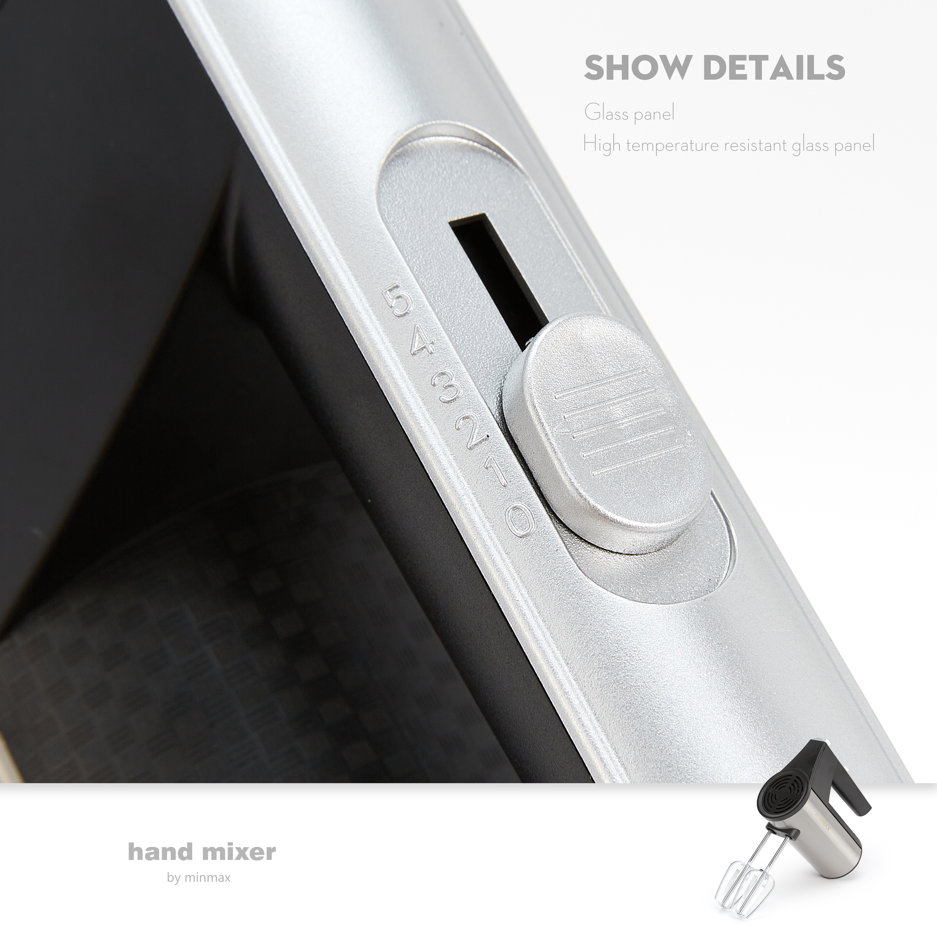 minMAX's new best-selling desktop egg beater 9211, a large-capacity multi-functional whipper, is in stock for export Item Picture