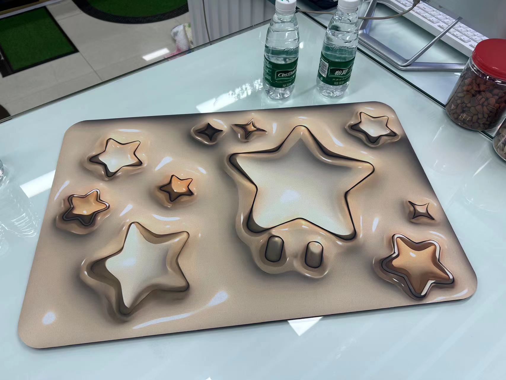 硅藻泥小星星地垫